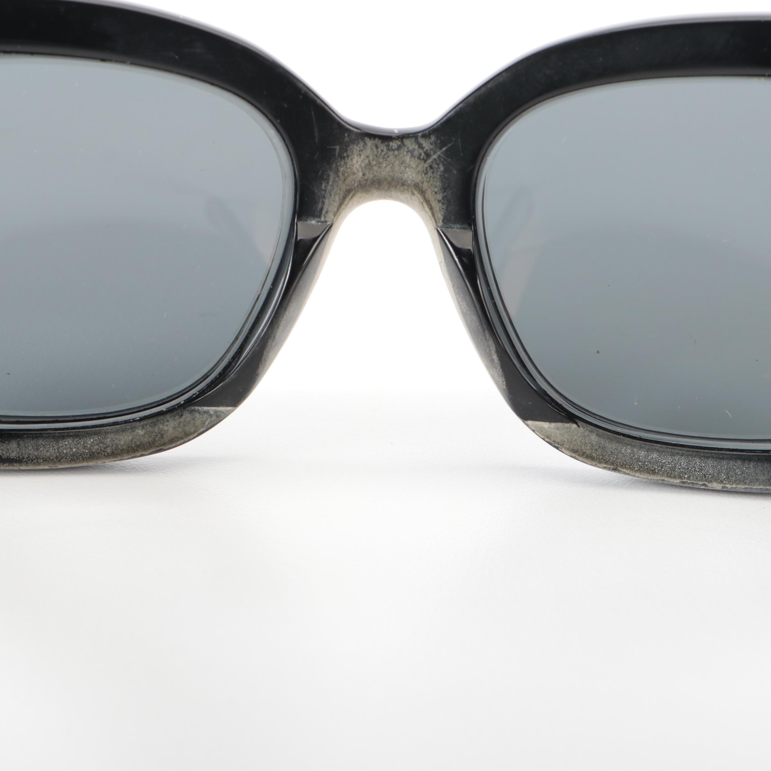 Prada SPR270 Baroque Prescription Sunglasses in Black