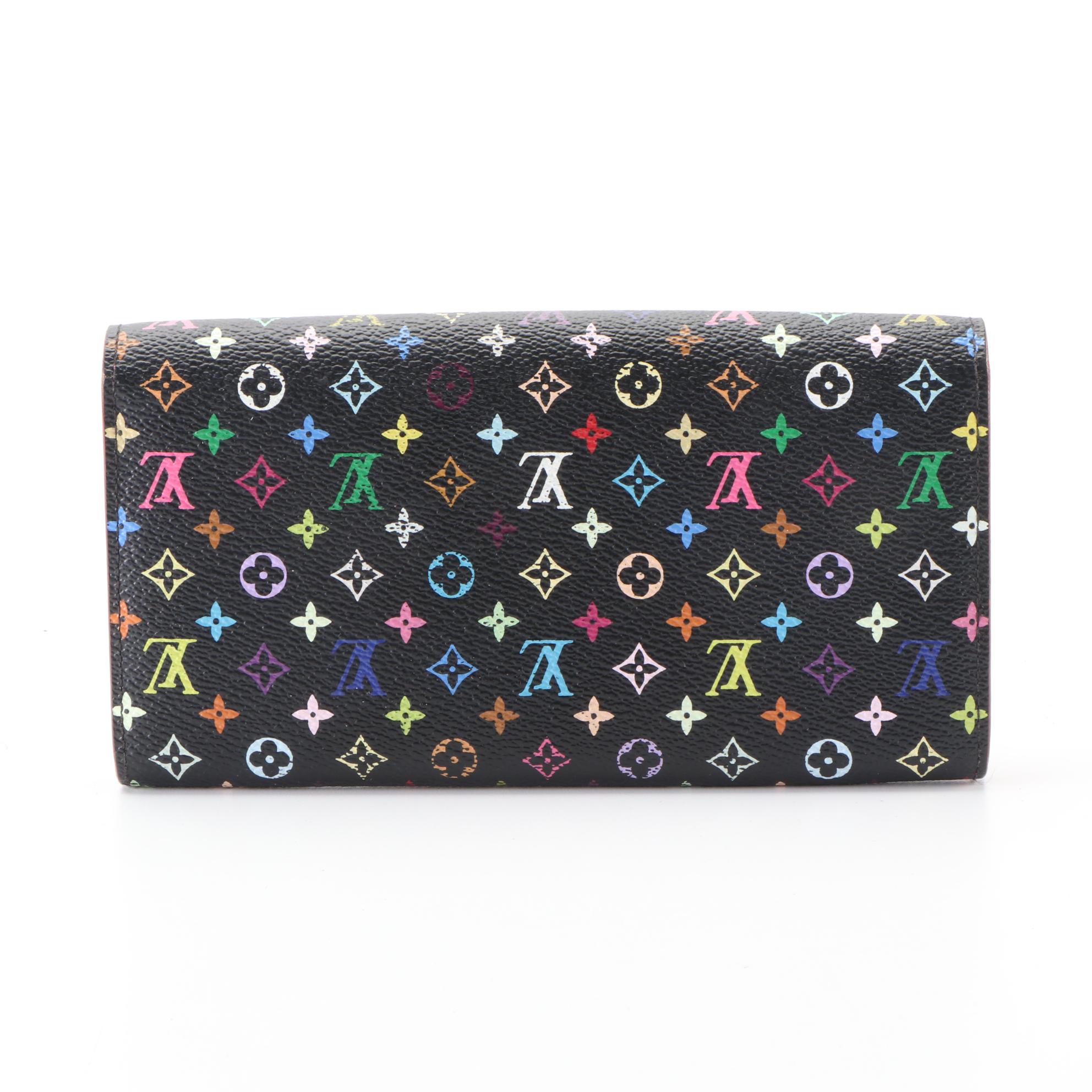 Louis Vuitton x Murakami Sarah Wallet in Monogram Multicolore Canvas with Box