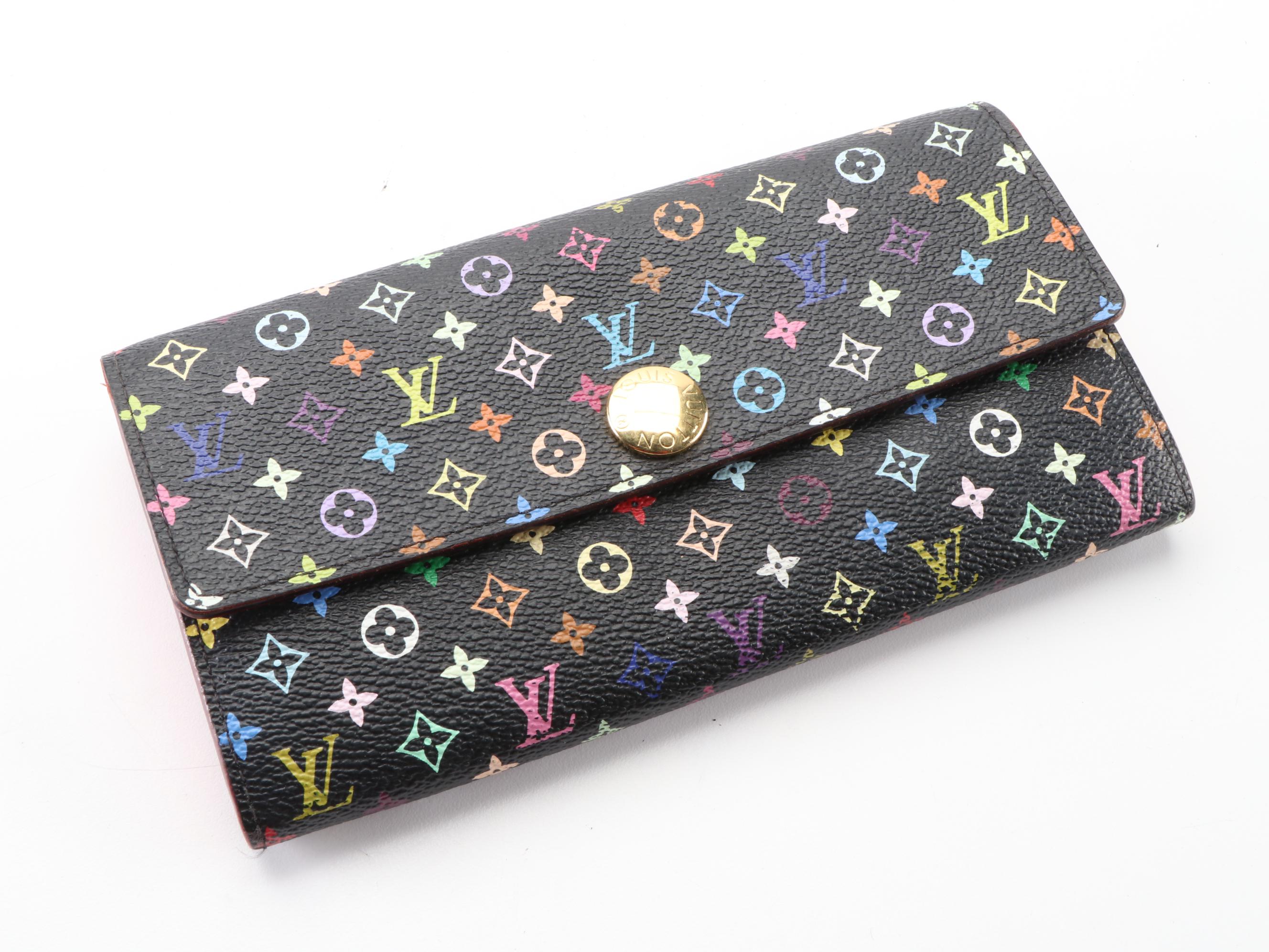 Louis Vuitton x Murakami Sarah Wallet in Monogram Multicolore Canvas with Box