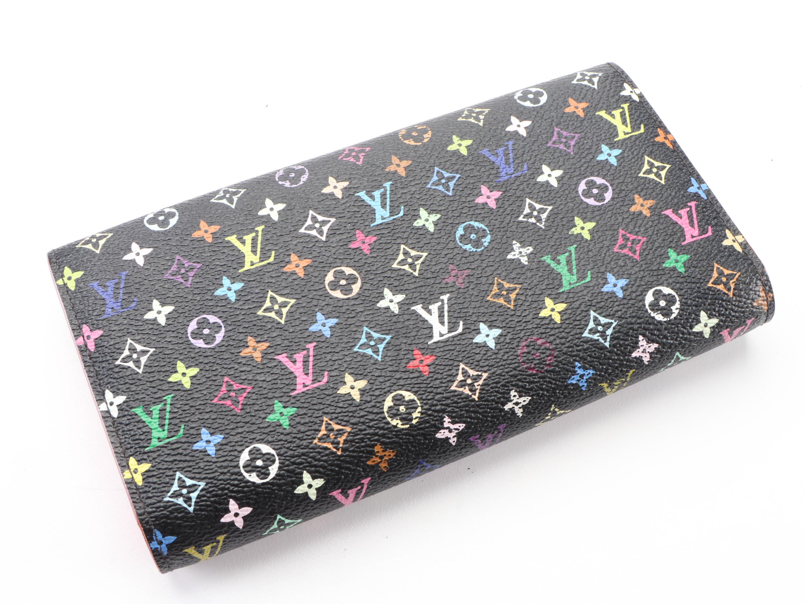 Louis Vuitton x Murakami Sarah Wallet in Monogram Multicolore Canvas with Box