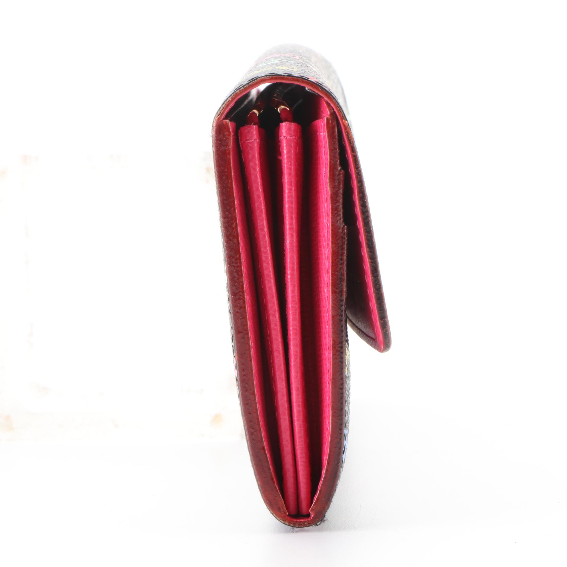 Louis Vuitton x Murakami Sarah Wallet in Monogram Multicolore Canvas with Box