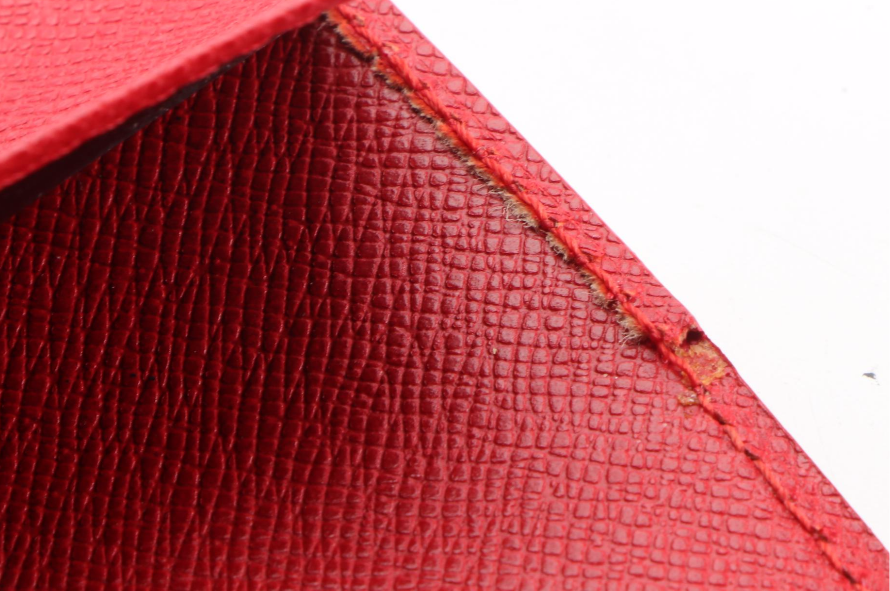 Louis Vuitton 6-Ring Agenda Planner Cover in Red Epi Leather