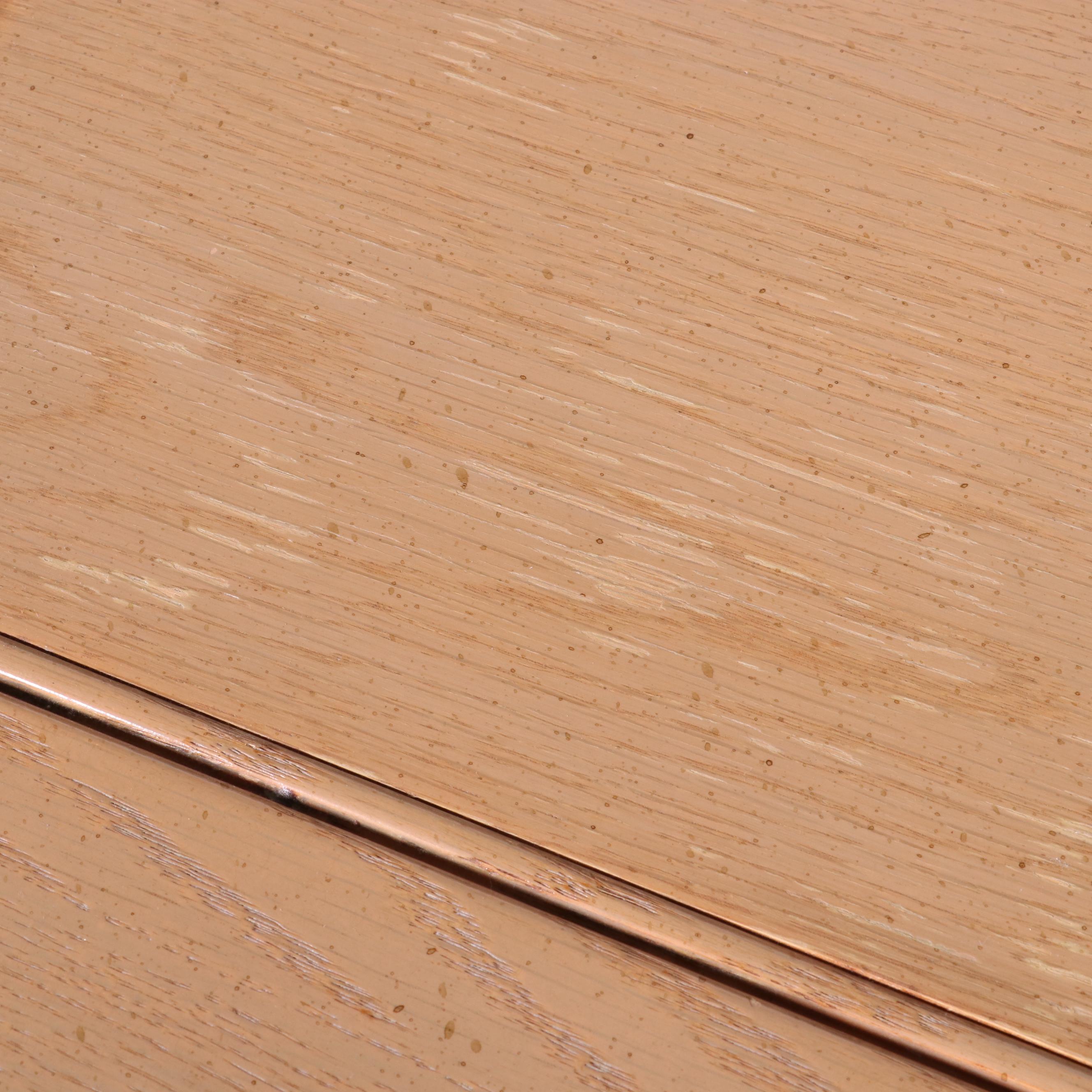 2/4 Stanley Furniture Neoclassical Style Oak Nightstand