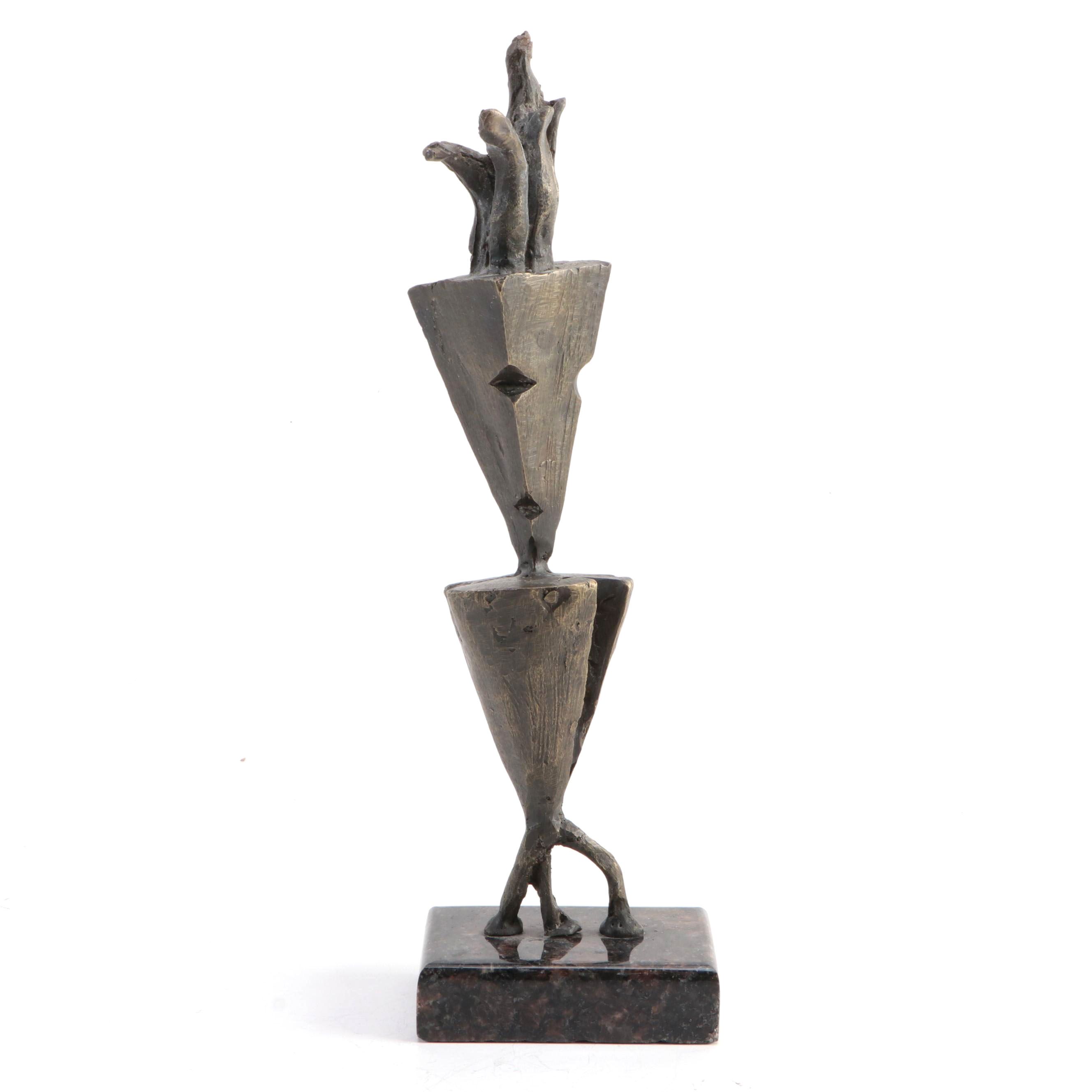 Surreal Bronze Sculpture After Salvador Dalí