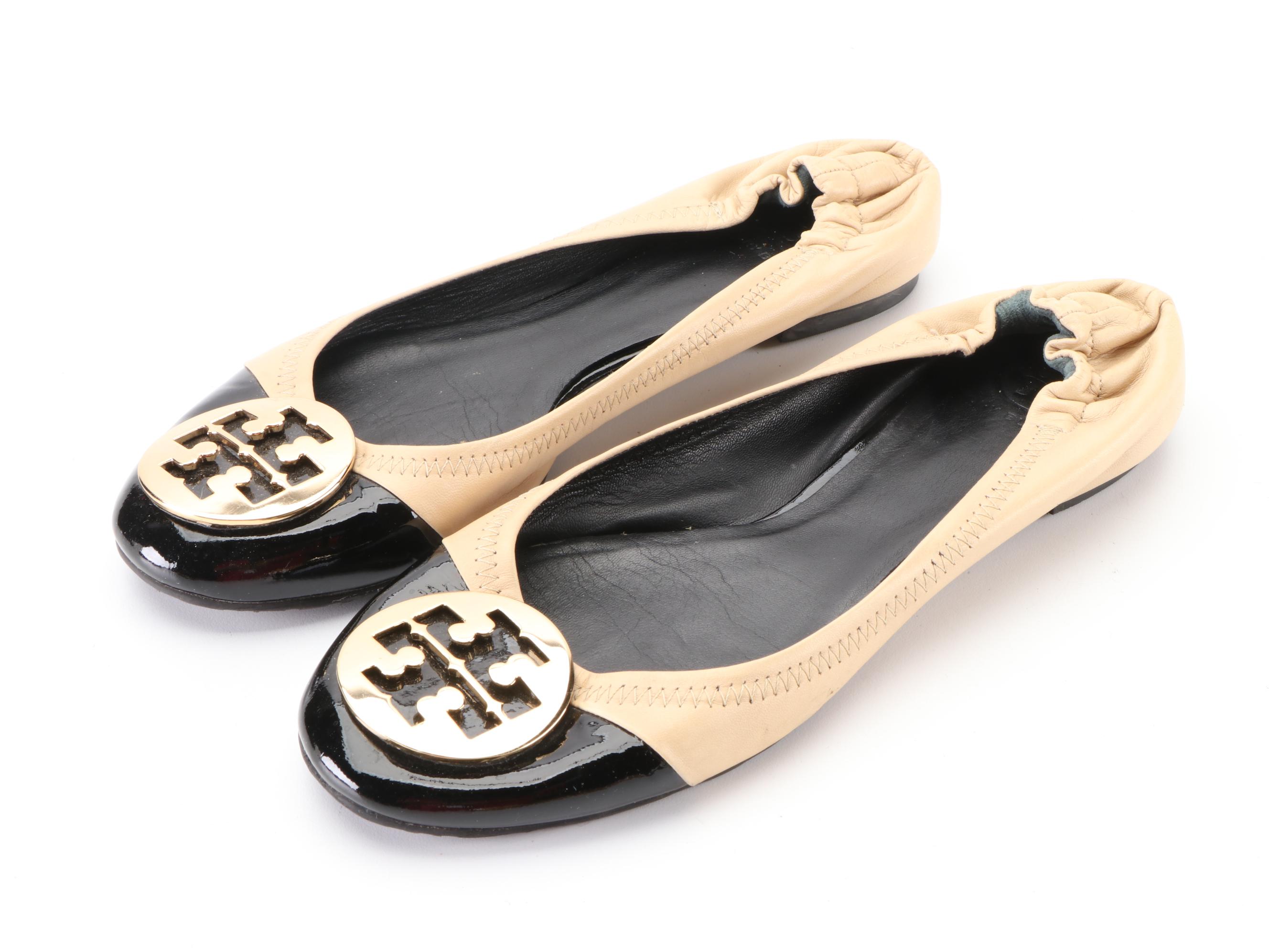 Tory Burch Flats and Embellished Sandals with Seychelles Cow Print Slides