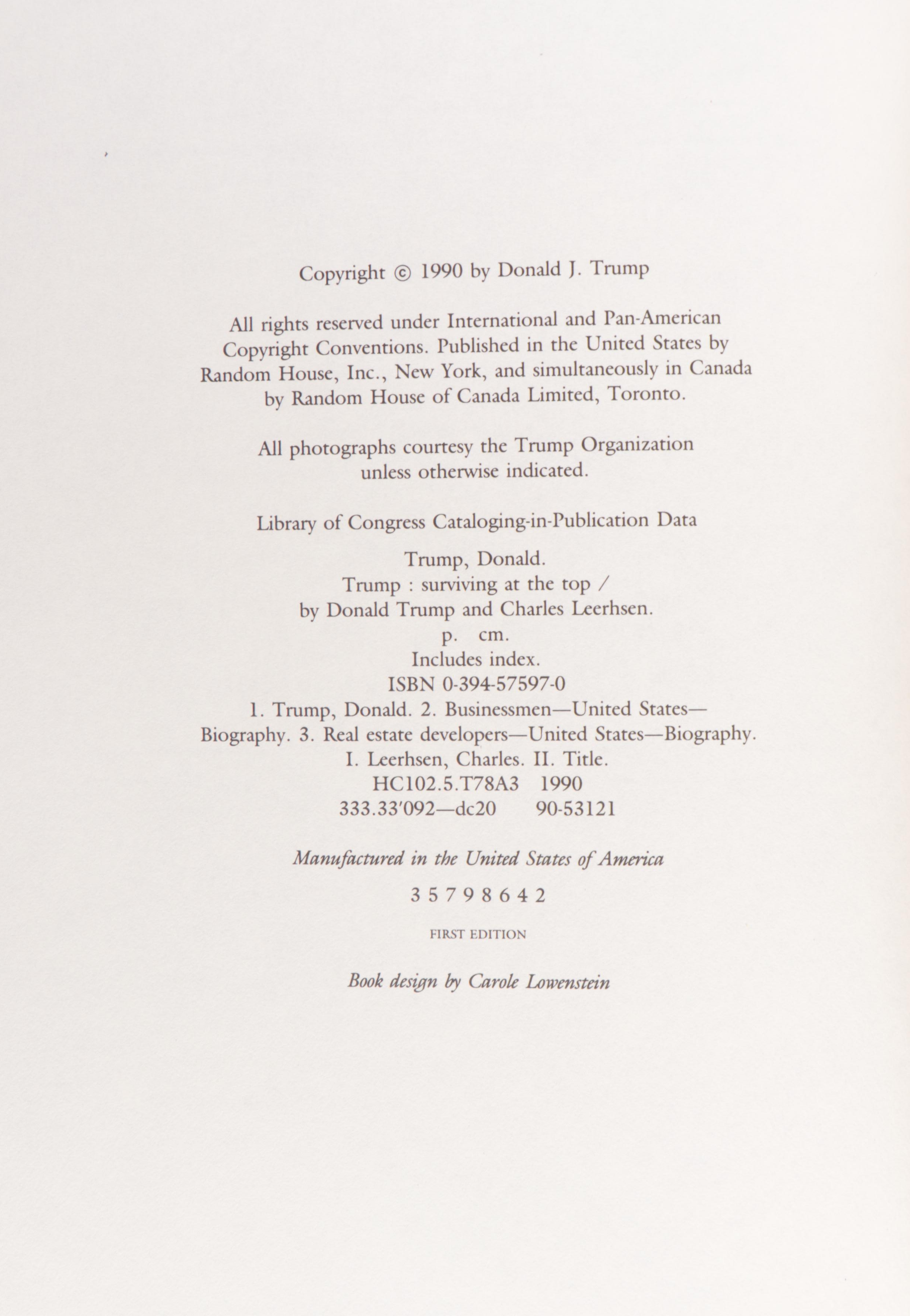 Signed First Edition "Understanding Trump" by Newt Gingrich and More