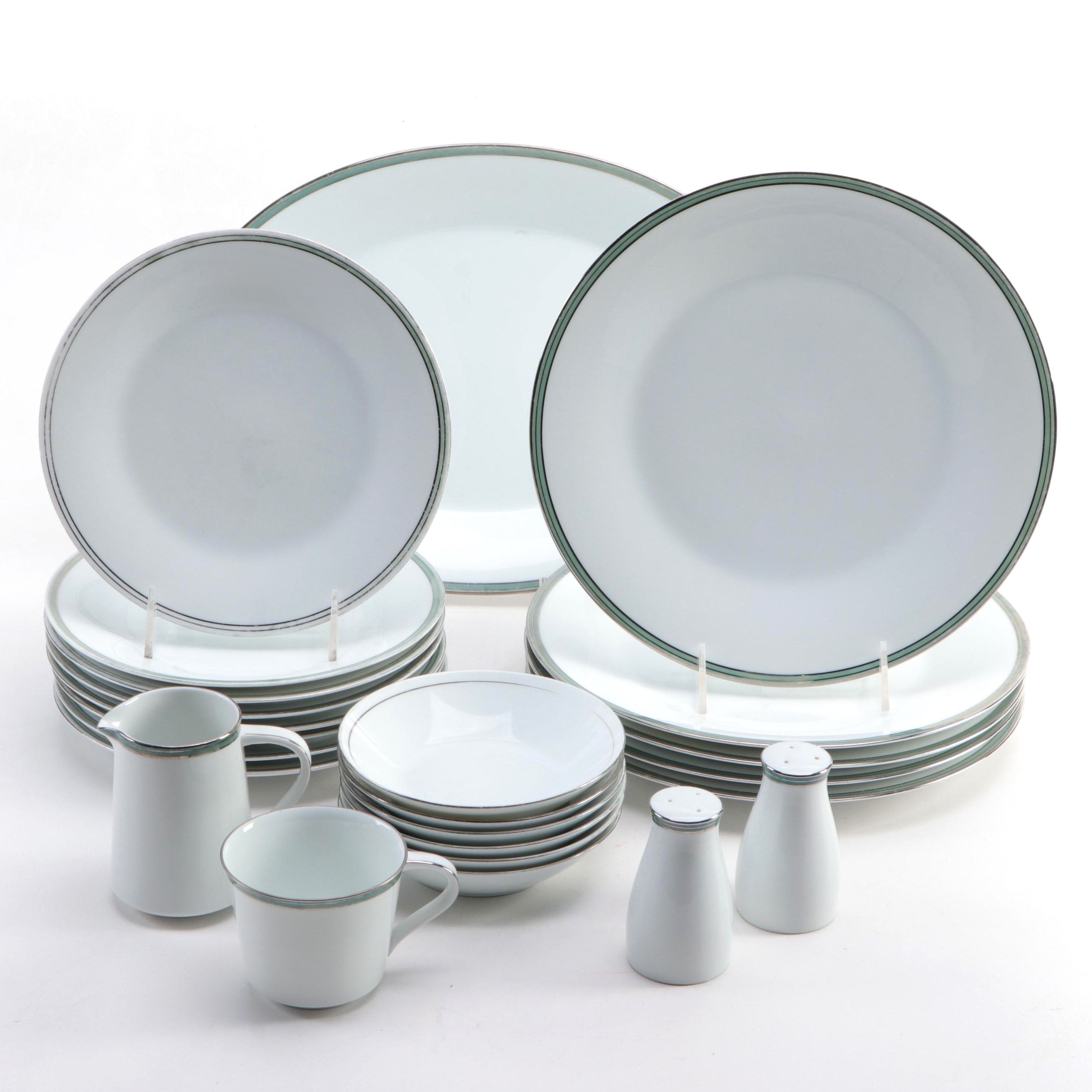 Noritake "Royale Mint" Porcelain Dinnerware and Table Accessories, 1969–1970