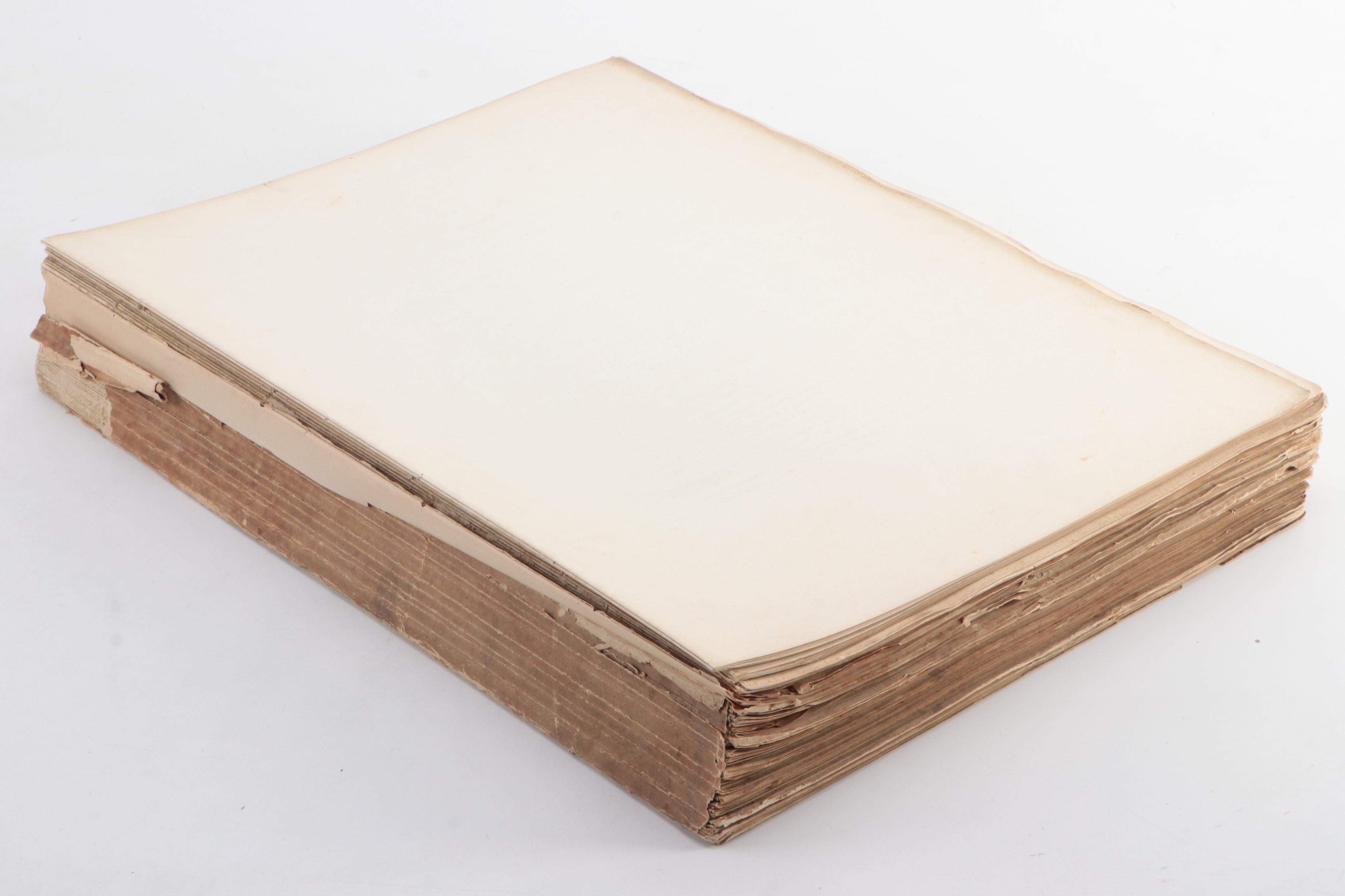 Treaty of Versailles Archive Featuring Edition Presented to Gen. Tasker H. Bliss