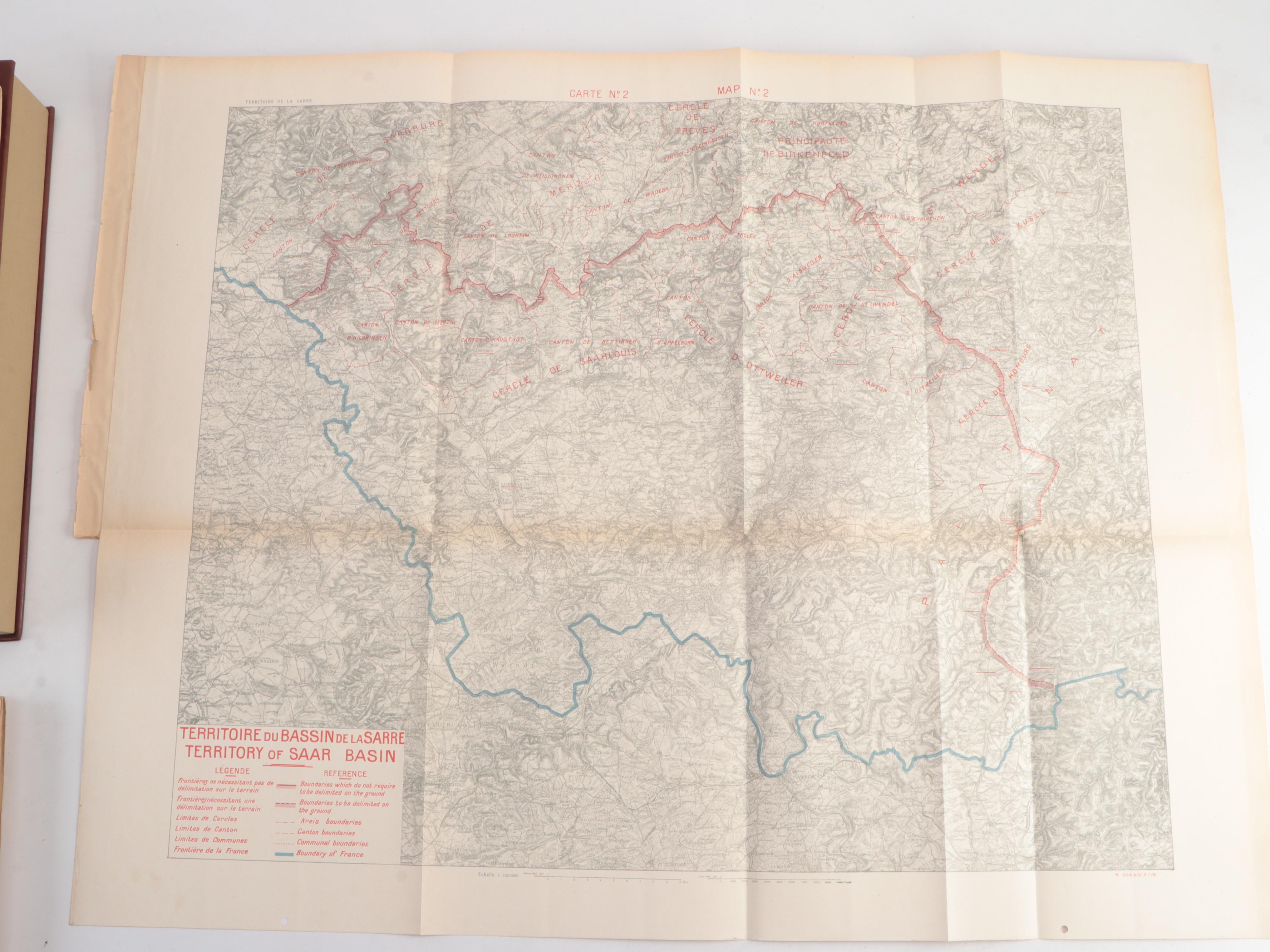 Treaty of Versailles Archive Featuring Edition Presented to Gen. Tasker H. Bliss