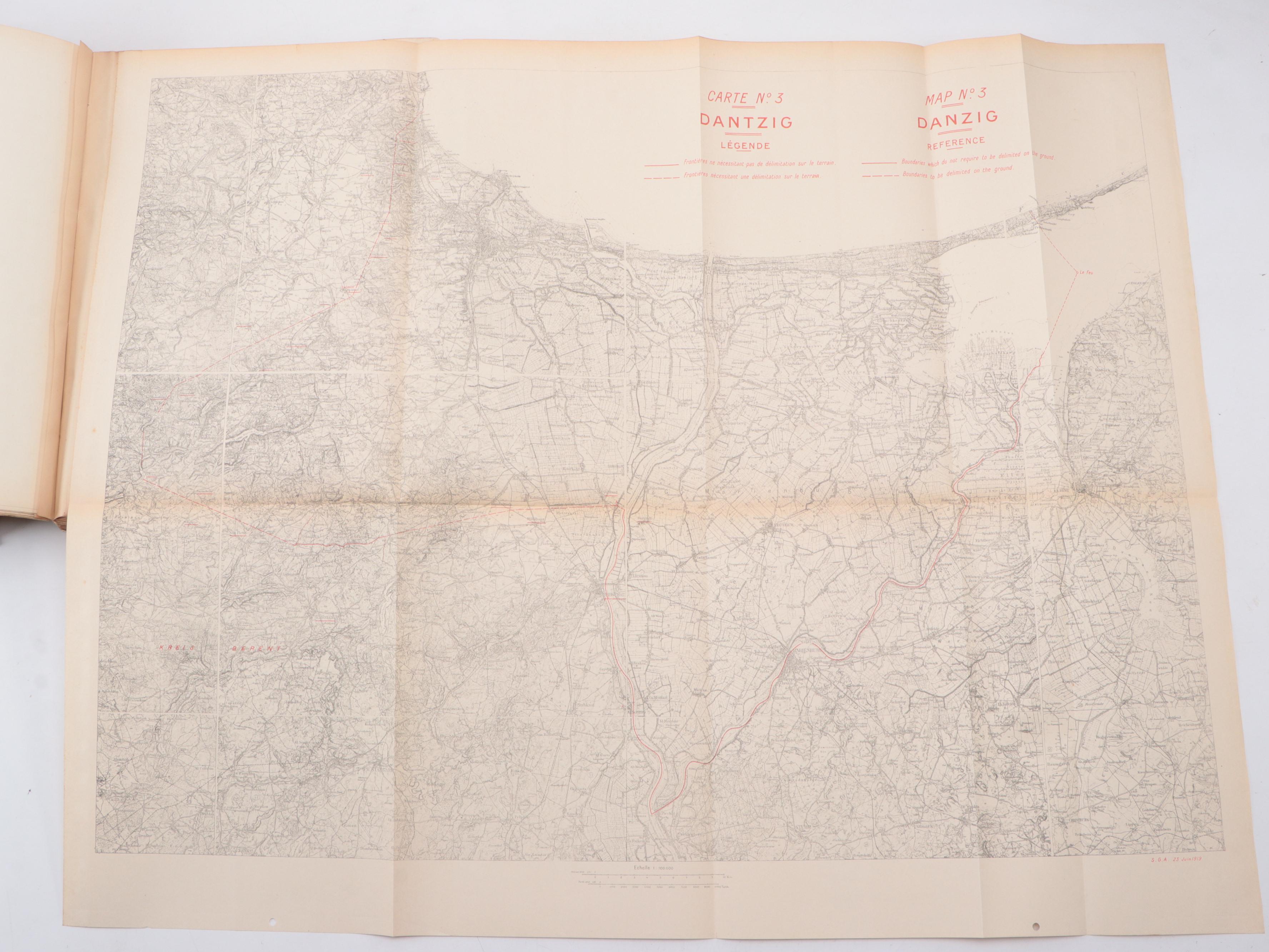 Treaty of Versailles Archive Featuring Edition Presented to Gen. Tasker H. Bliss