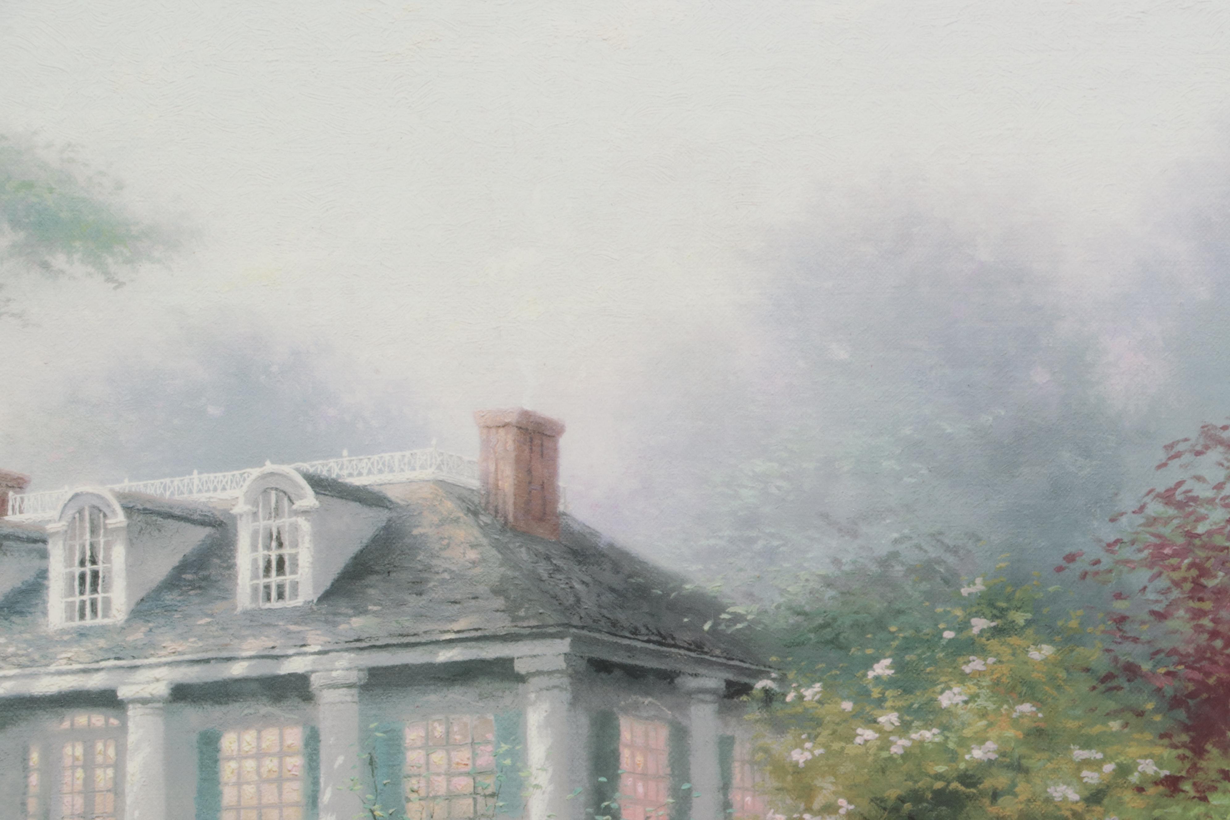 Thomas Kinkade Offset Lithograph "Homestead House," Circa 1993