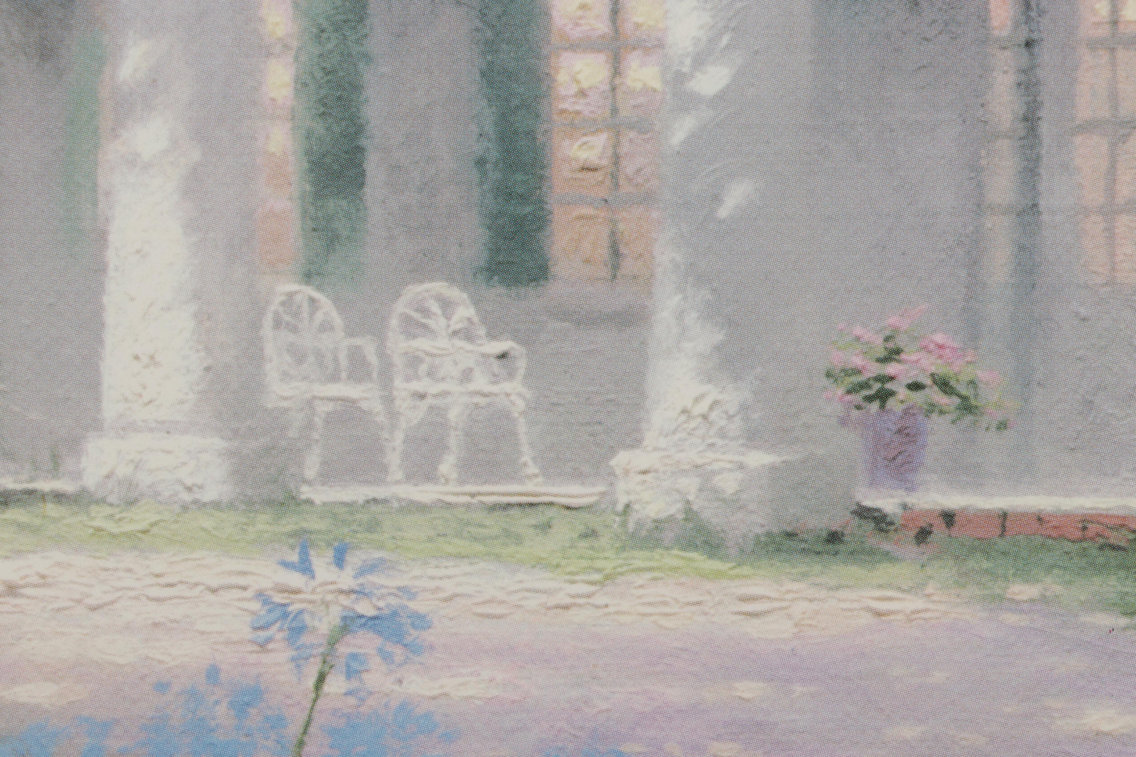 Thomas Kinkade Offset Lithograph "Homestead House," Circa 1993