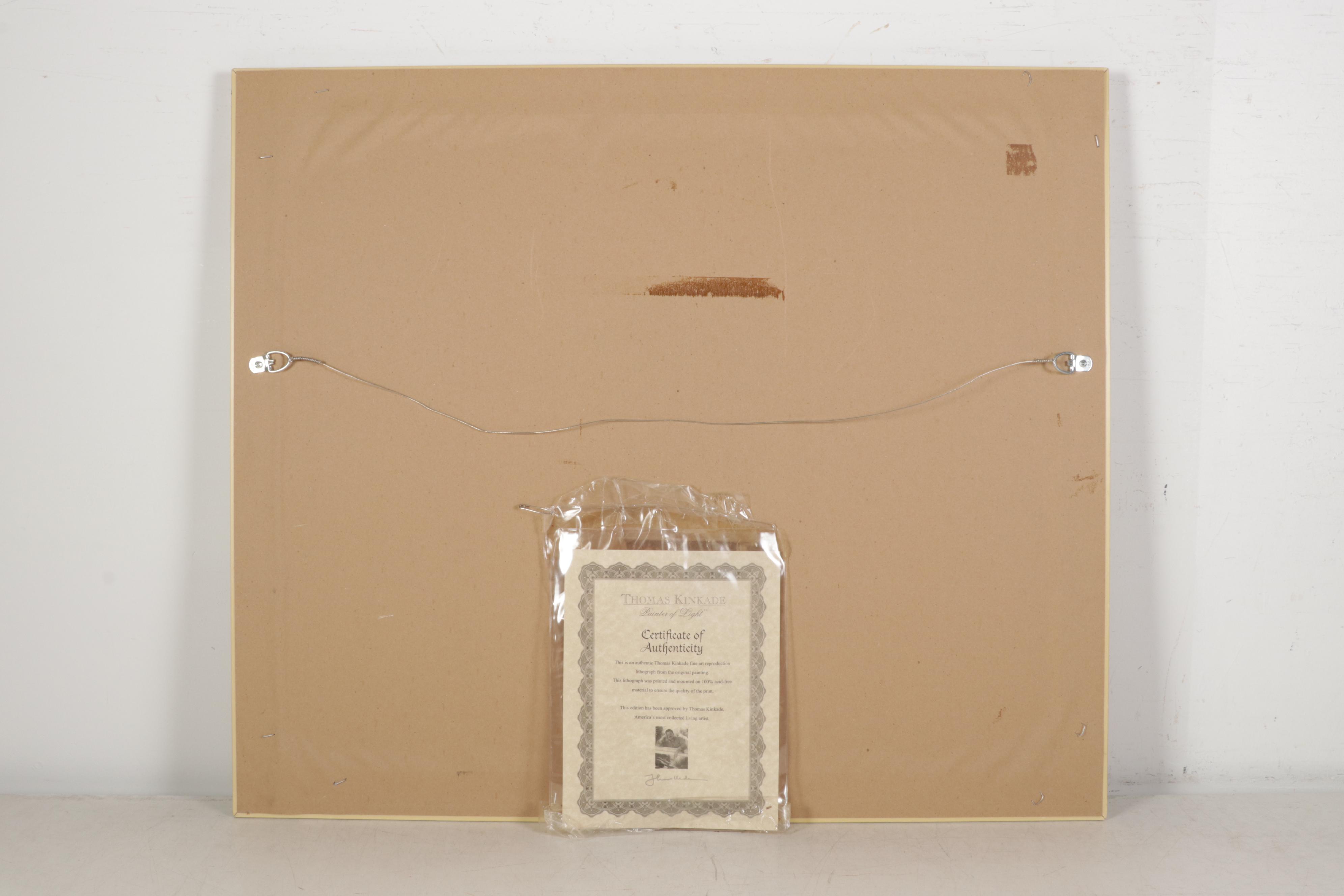 Thomas Kinkade Offset Lithograph "Homestead House," Circa 1993