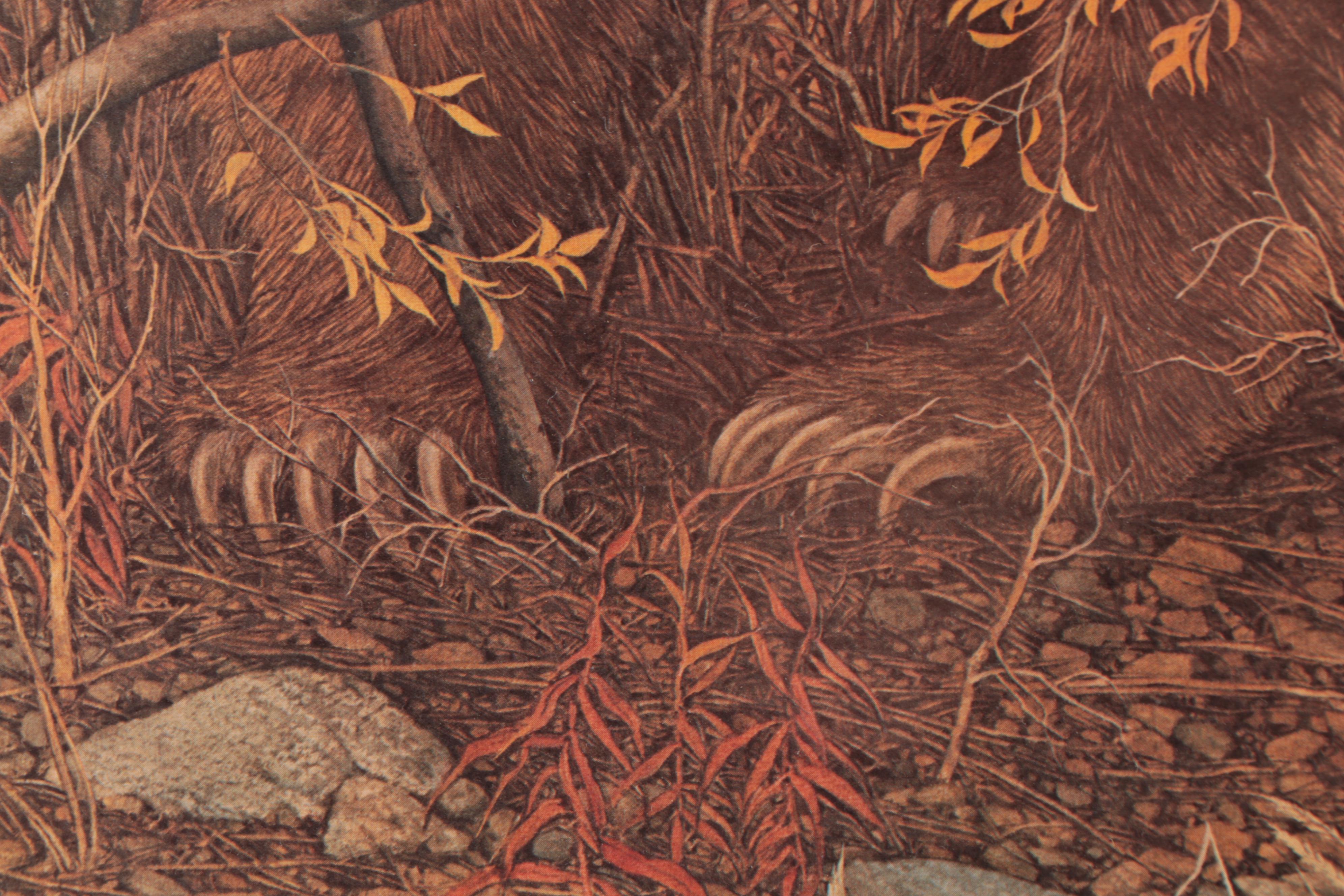 Bev Doolittle Offset Lithograph "Doubled Back," Late 20th Century