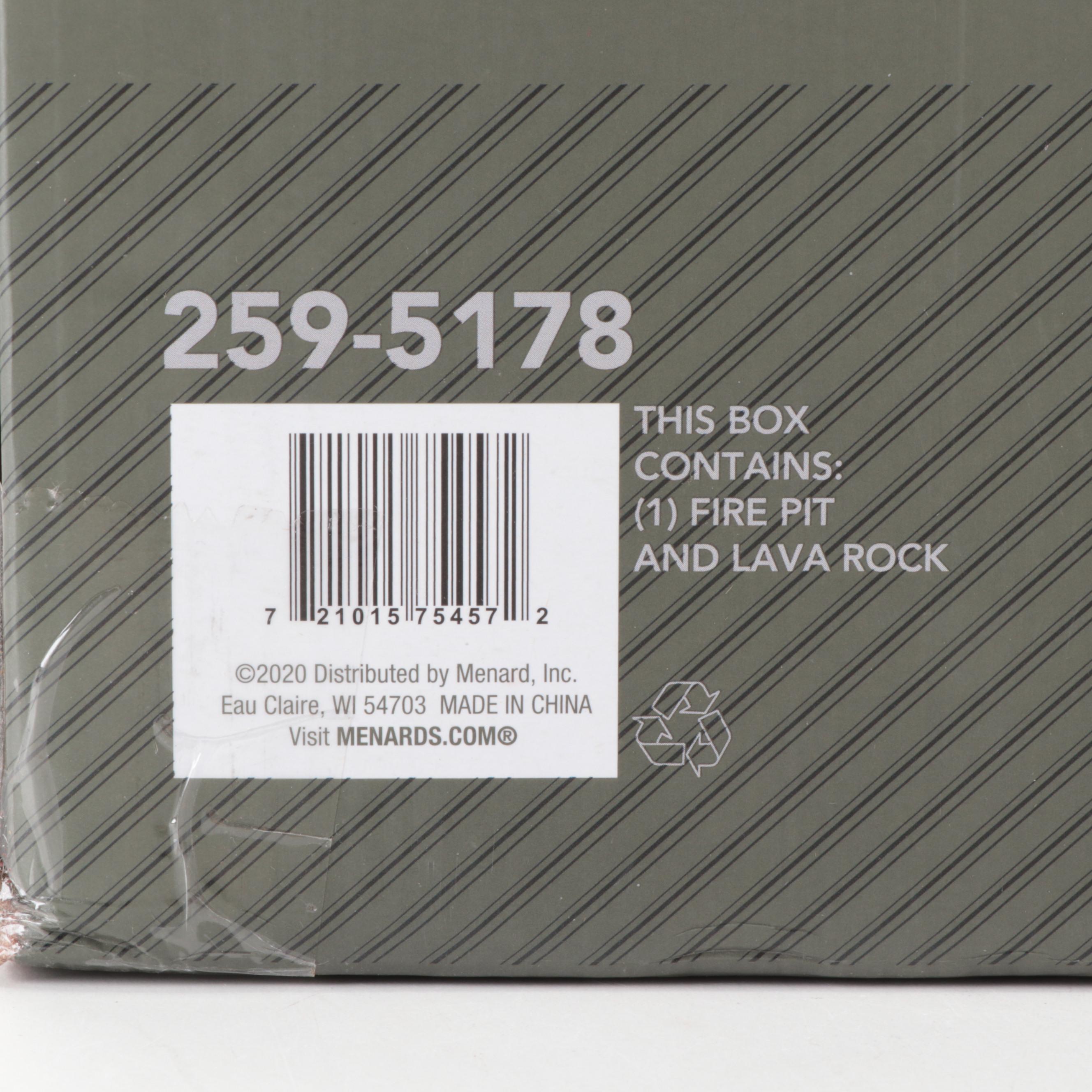 Backyard Creations Tabletop Barrel Fire Pit