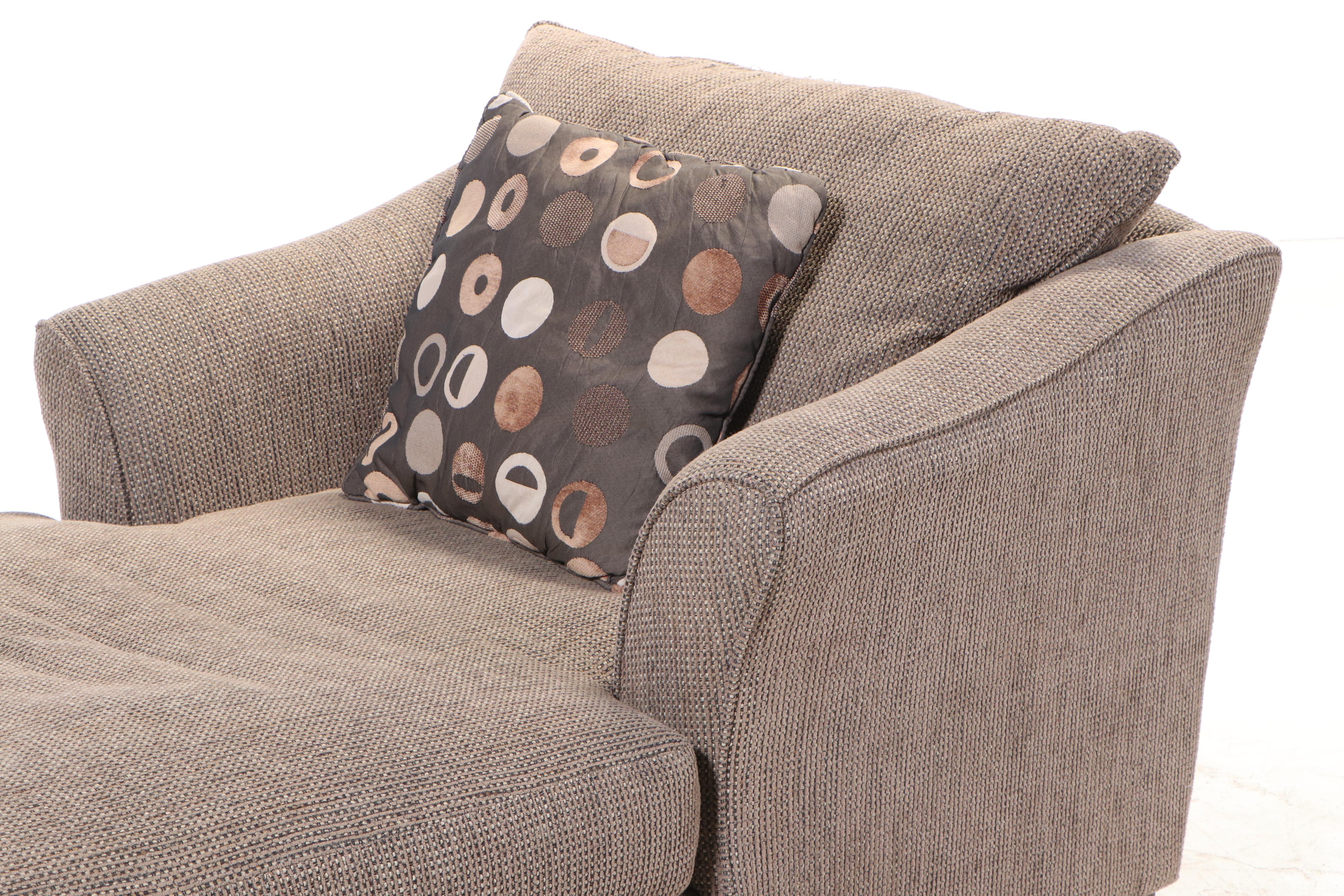 Alan White Custom-Upholstered Chaise Lounge