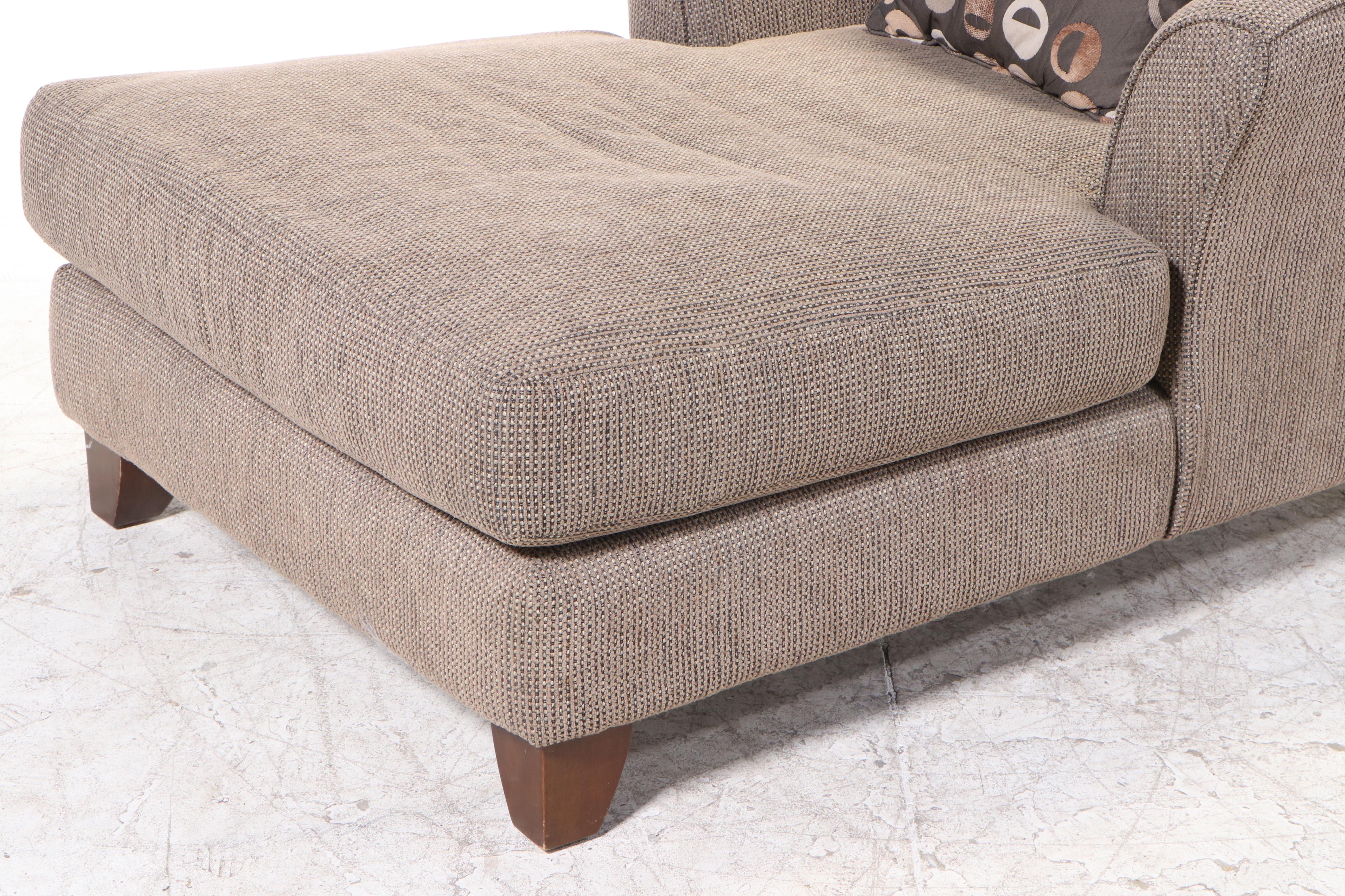 Alan White Custom-Upholstered Chaise Lounge