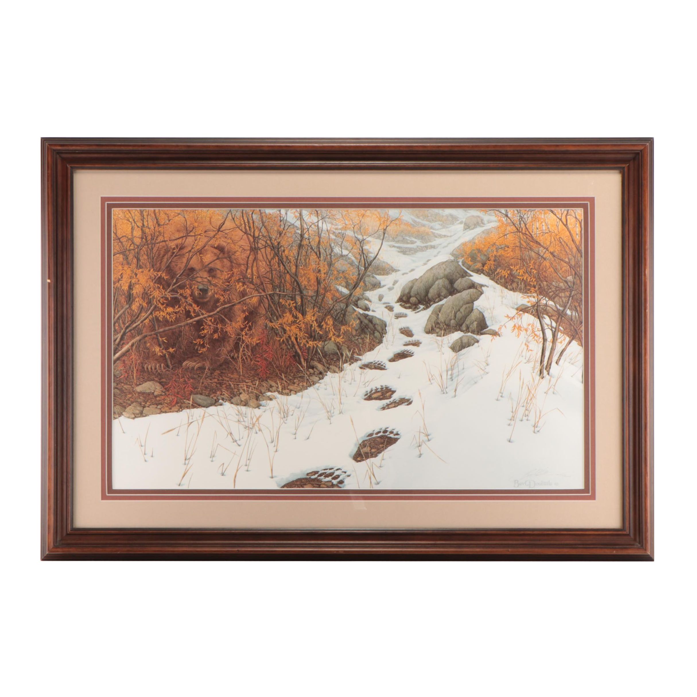 Bev Doolittle Offset Lithograph "Doubled Back," Late 20th Century