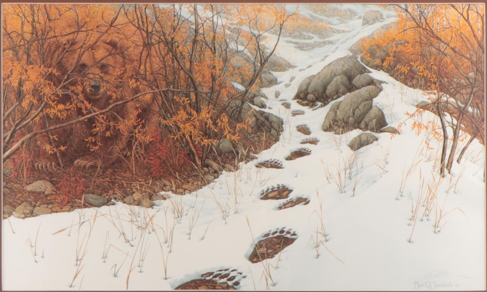 Bev Doolittle Offset Lithograph "Doubled Back," Late 20th Century