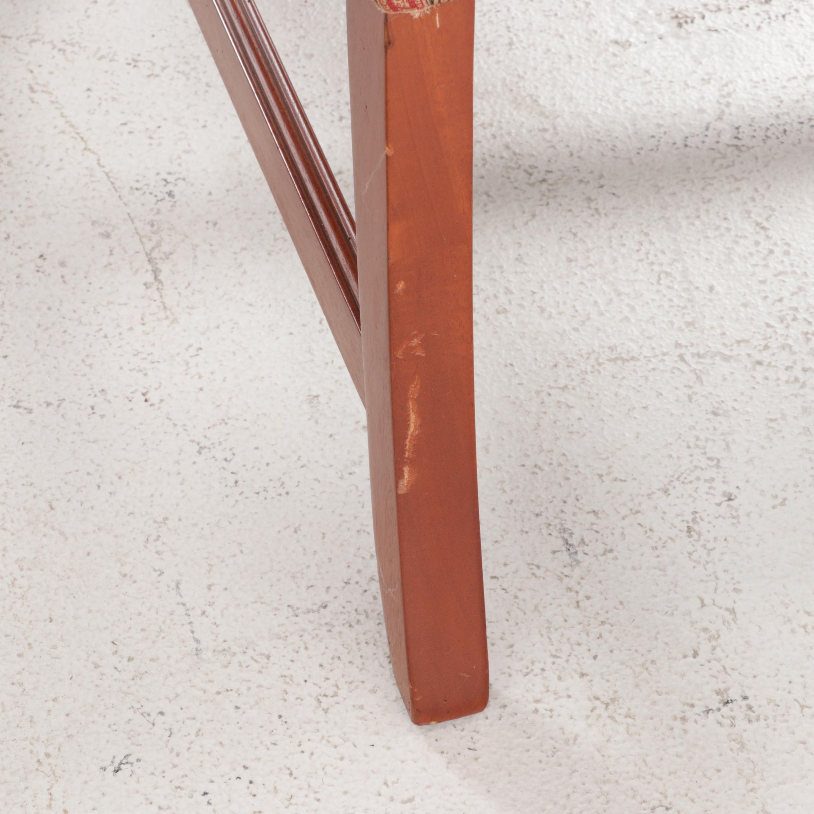 Pair of Hickory Chair "Martha Washington" Armchairs, Late 20th Century