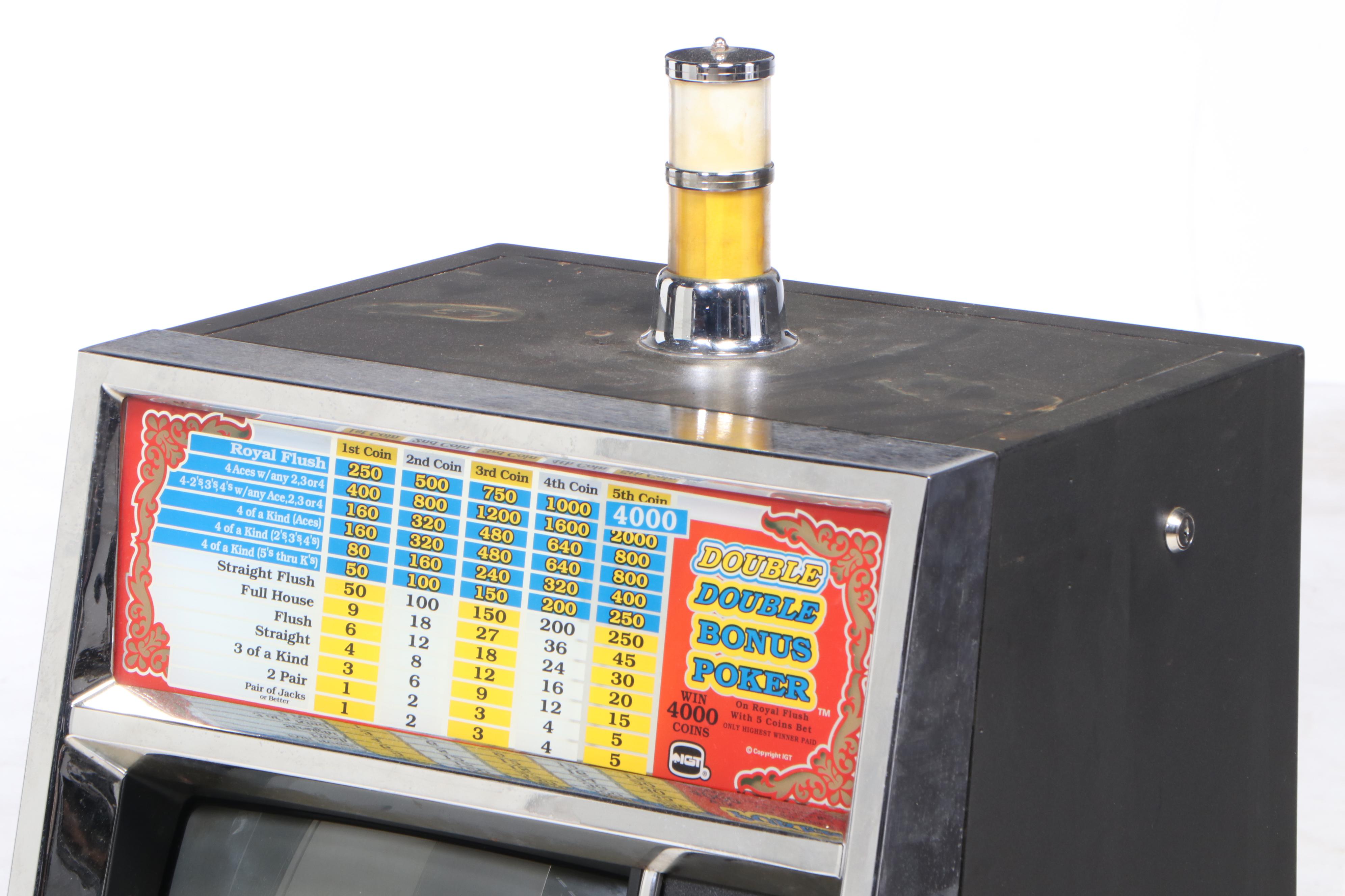 International Game Technology "Double Double Bonus Poker" Casino Game