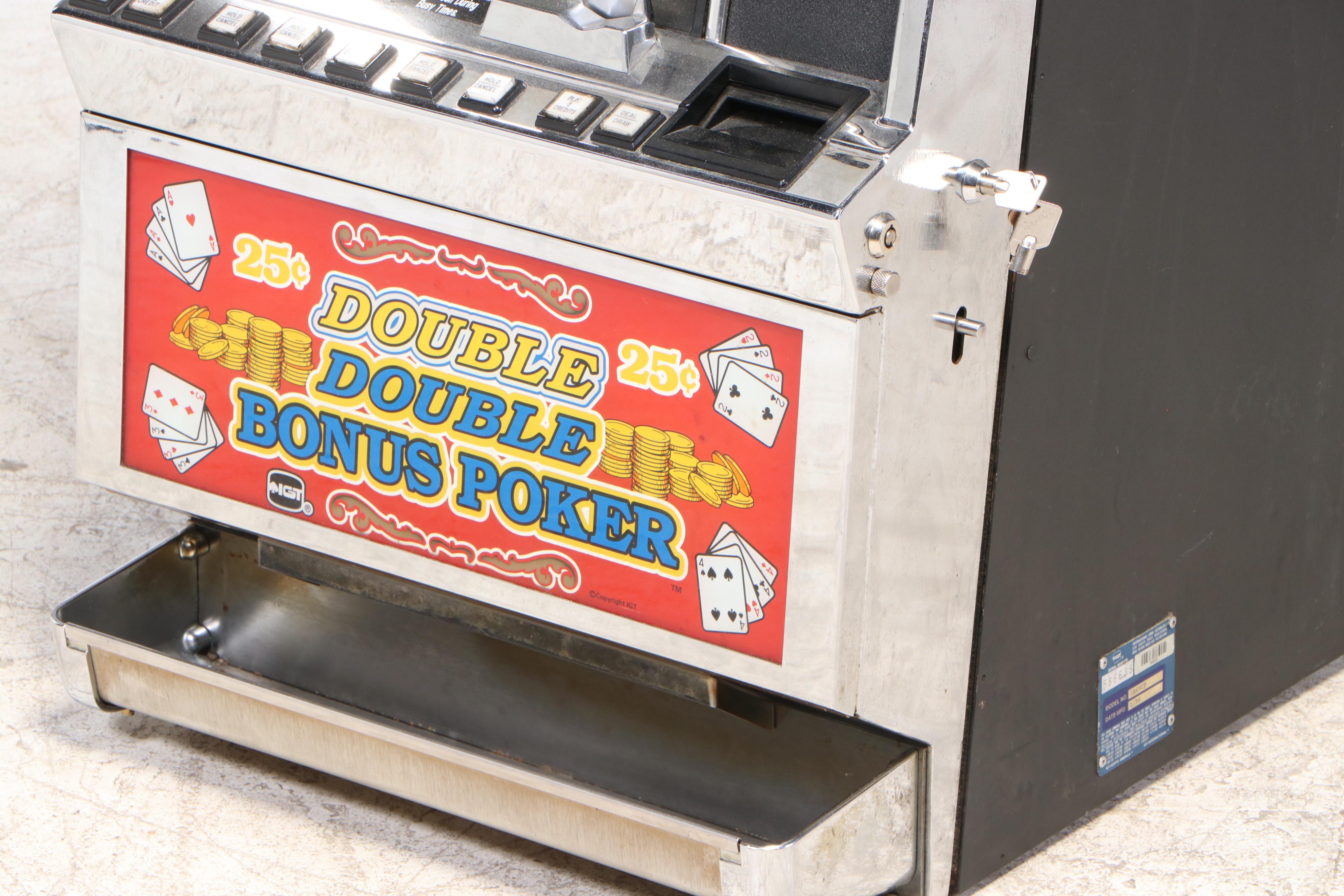 International Game Technology "Double Double Bonus Poker" Casino Game