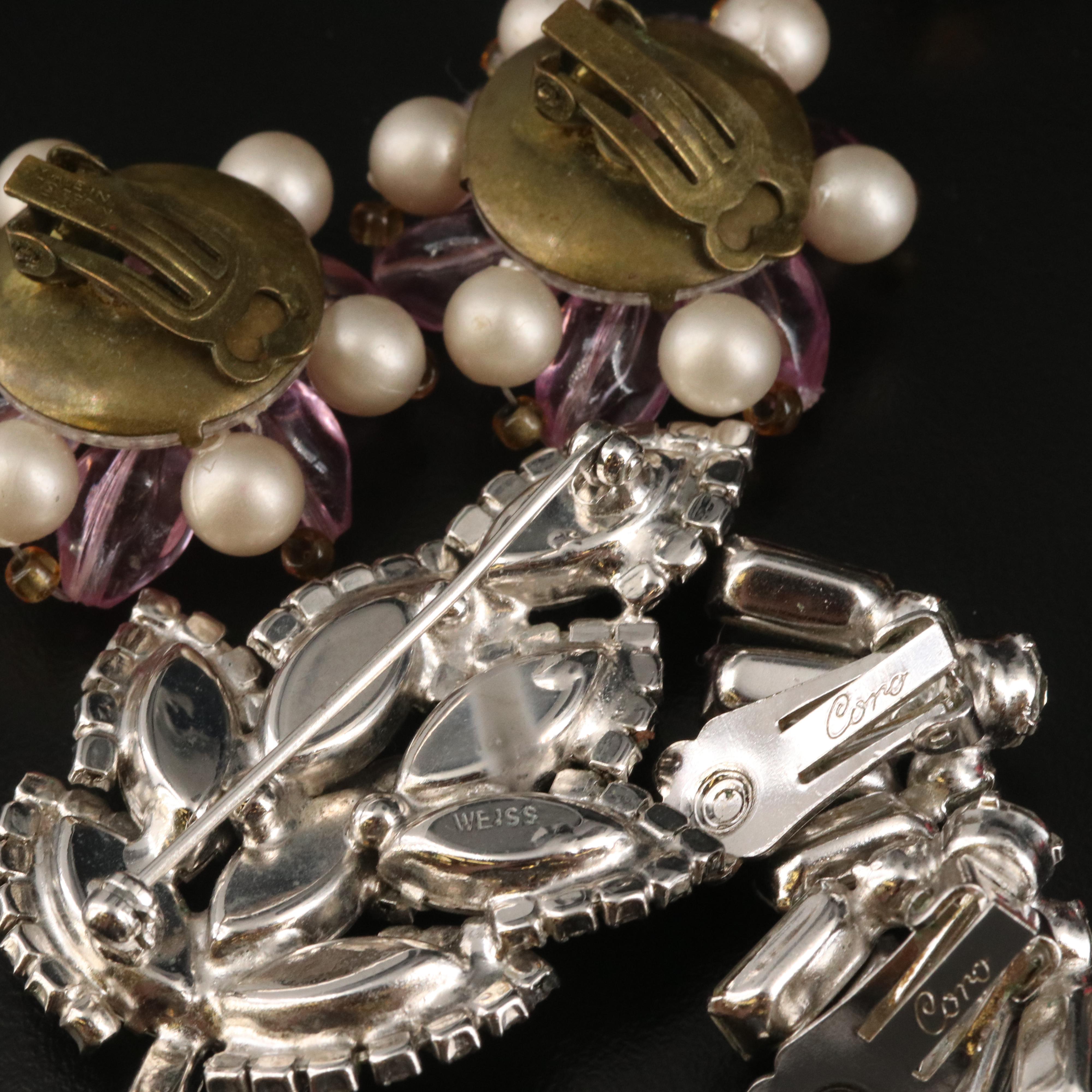 Christian Dior, Ciner, Weiss and Krementz Featured in Vintage Jewelry