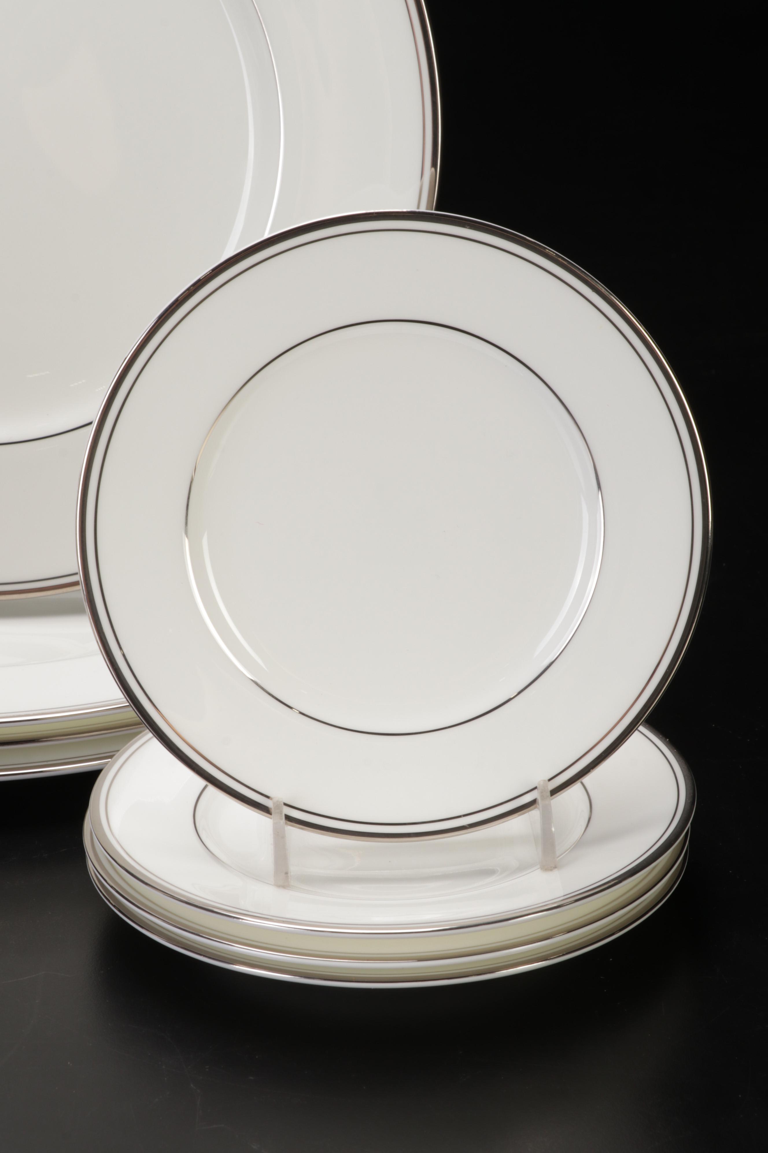 Waterford "Kilbarry Platinum" Fine China Dinnerware, 21st Century