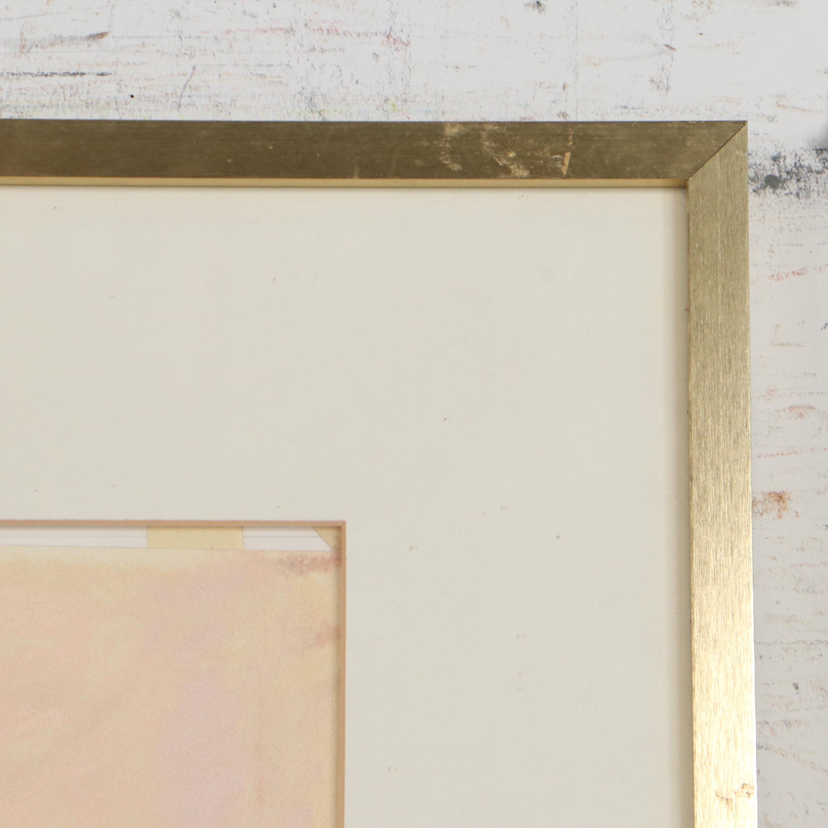 Martha Bator Still Life Pastel Drawing "The Black Chair," 2007