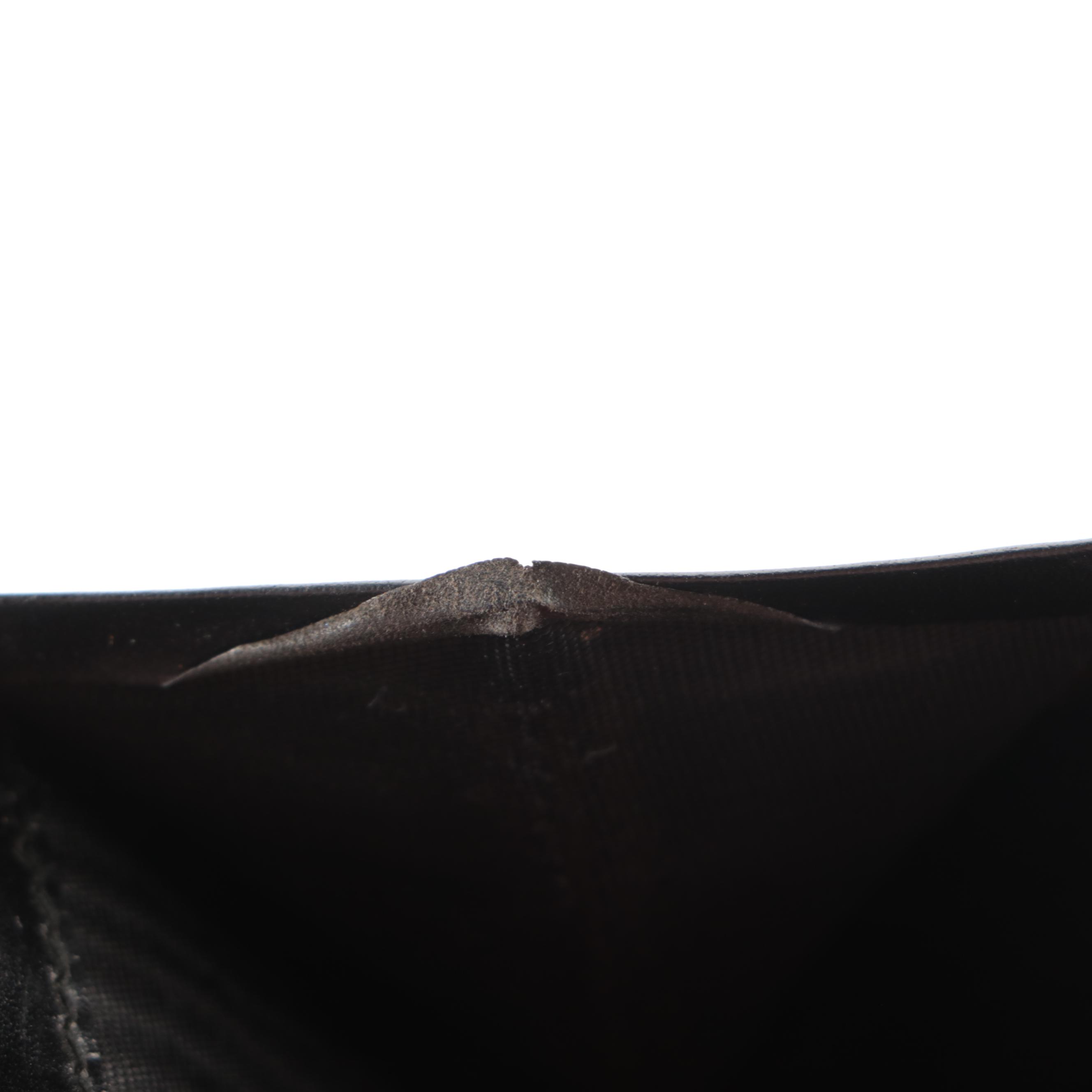 Prada Bifold French-Flap Wallet in Black Leather