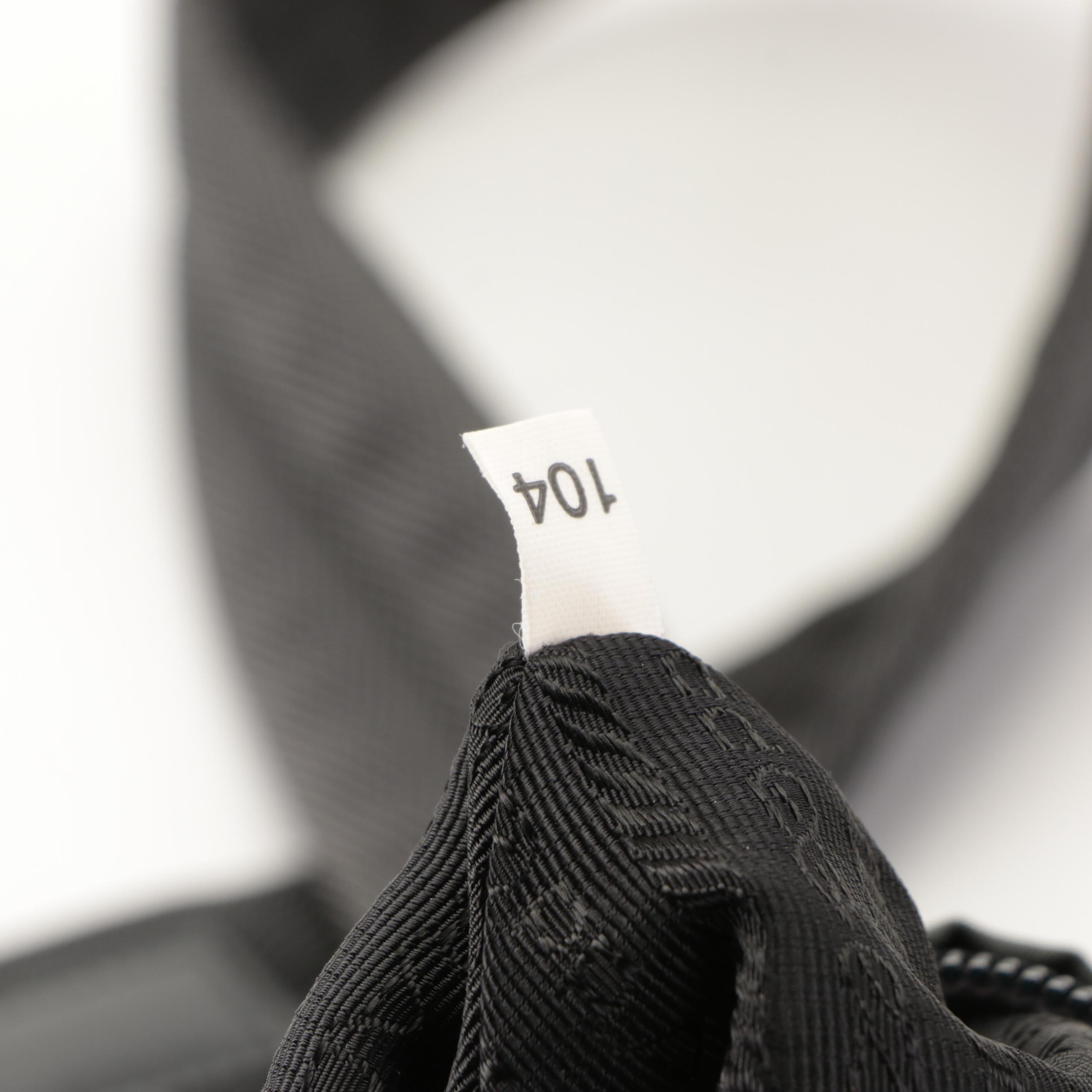 Prada Small Backpack in Green Tessuto Nylon with Black Leather Trim