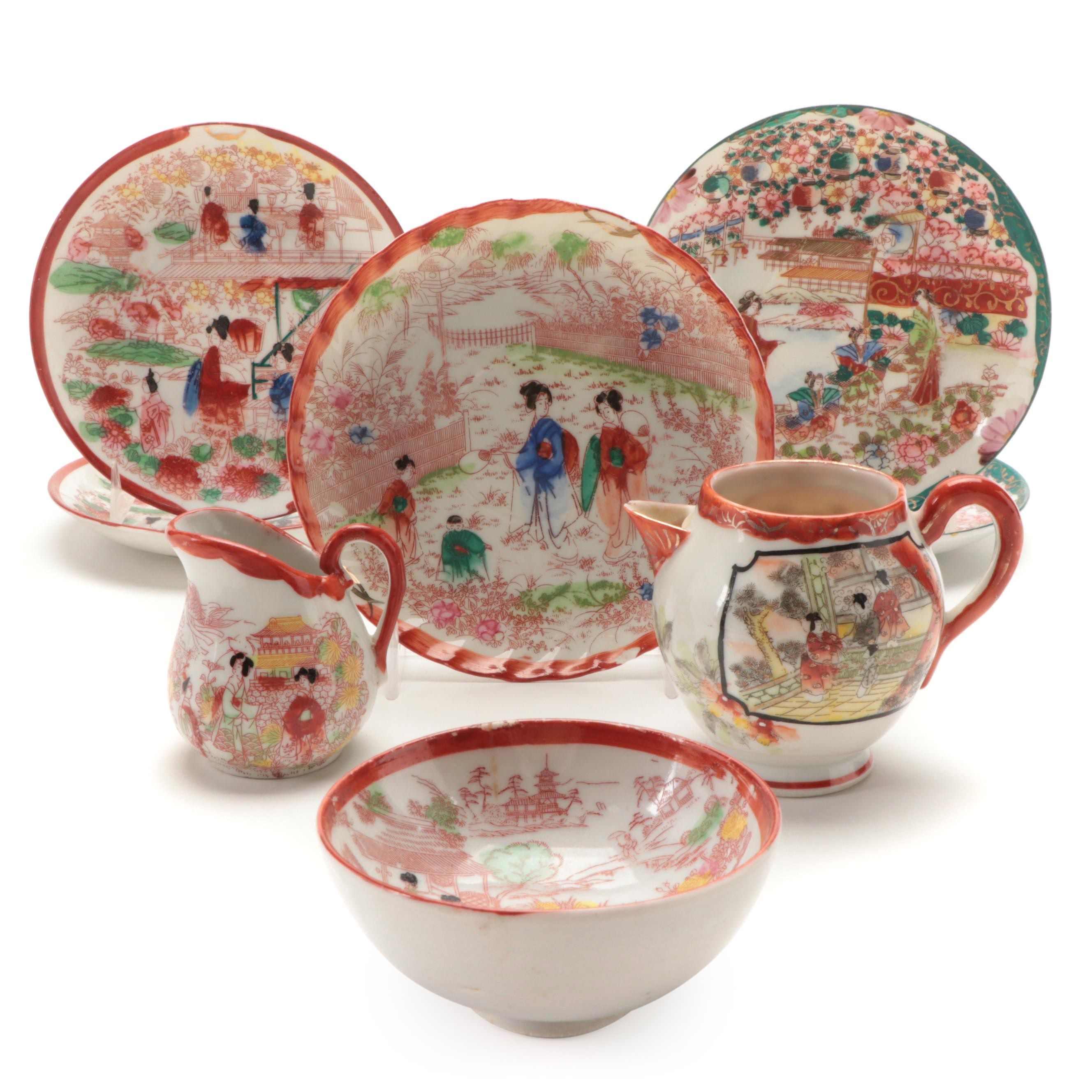 Hand-Painted Takito and Other Japanese Porcelain