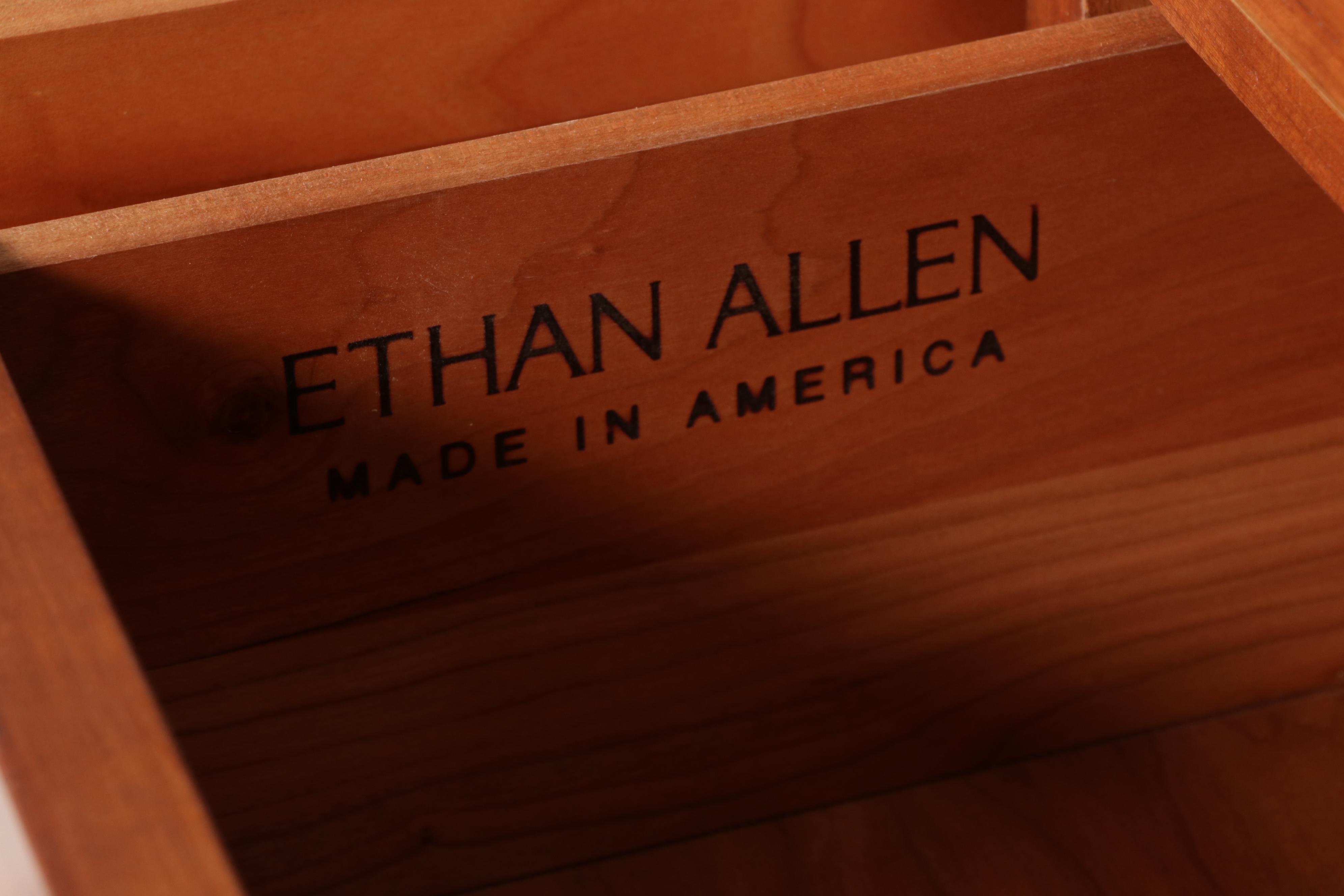 Ethan Allen "New Impressions" Mission Style Cherry Credenza, Late 20th Century