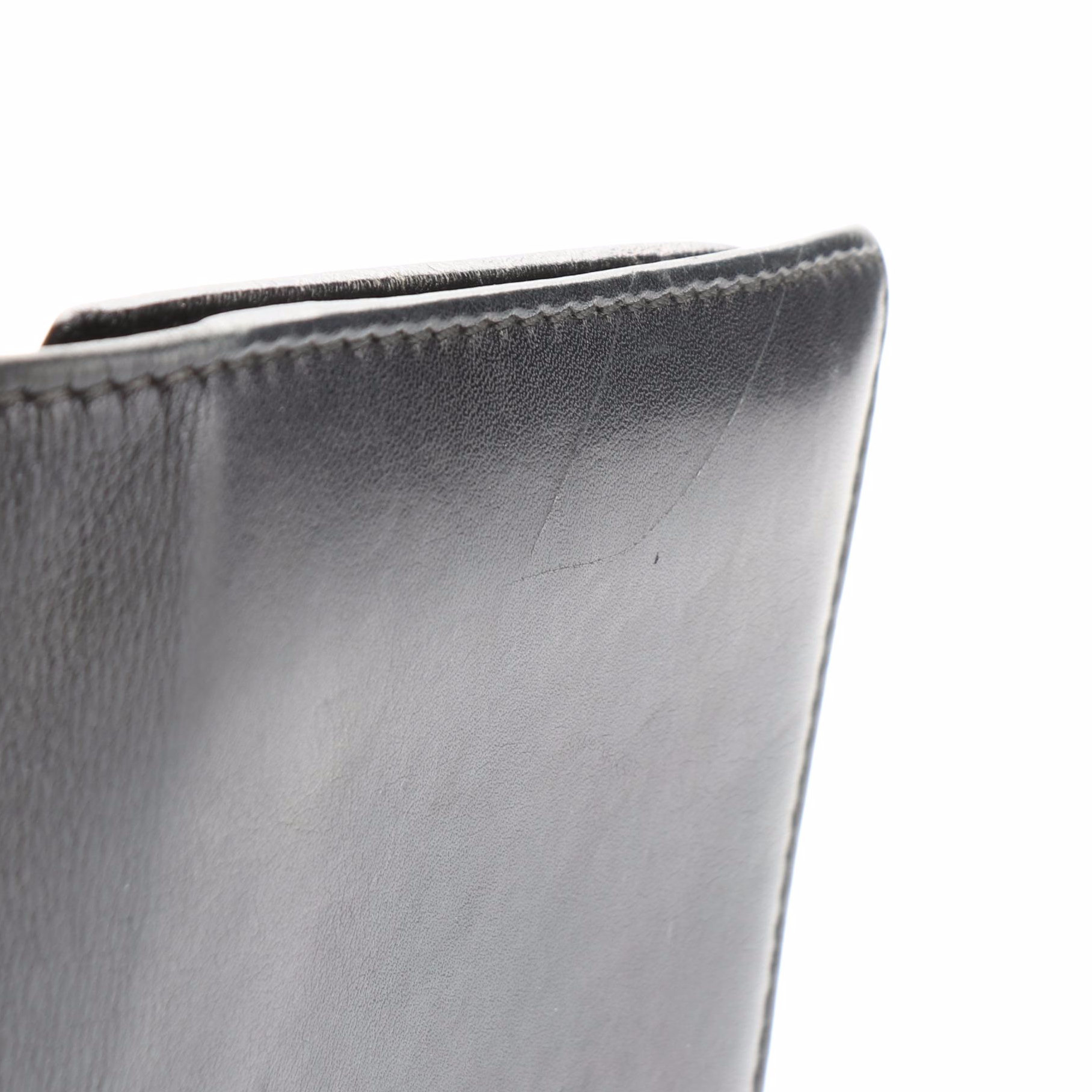 Gucci Interlocking GG Continental Wallet in Black Leather