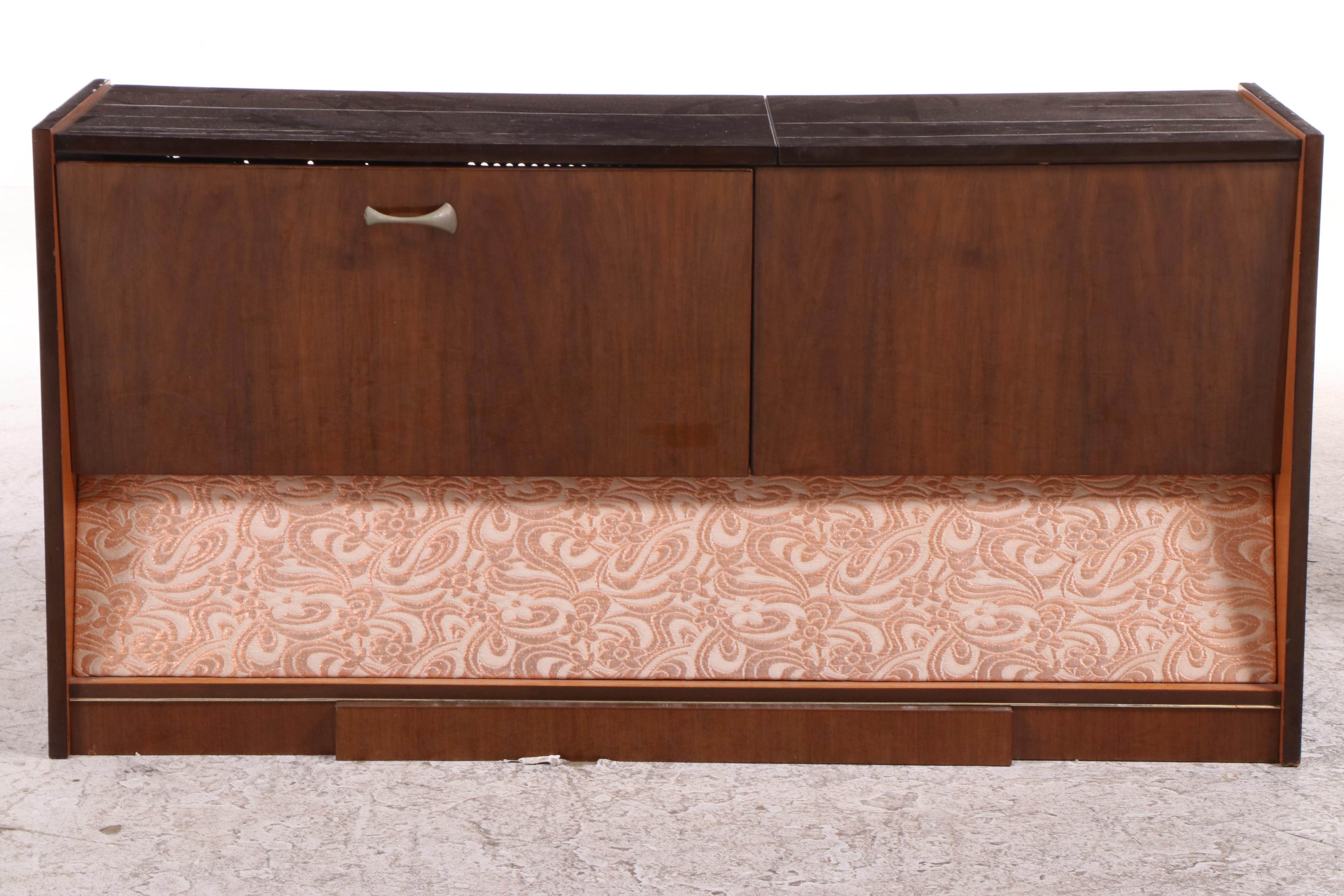 Loewe-Opta AM/FM Radio Console with Turntable, 1960s