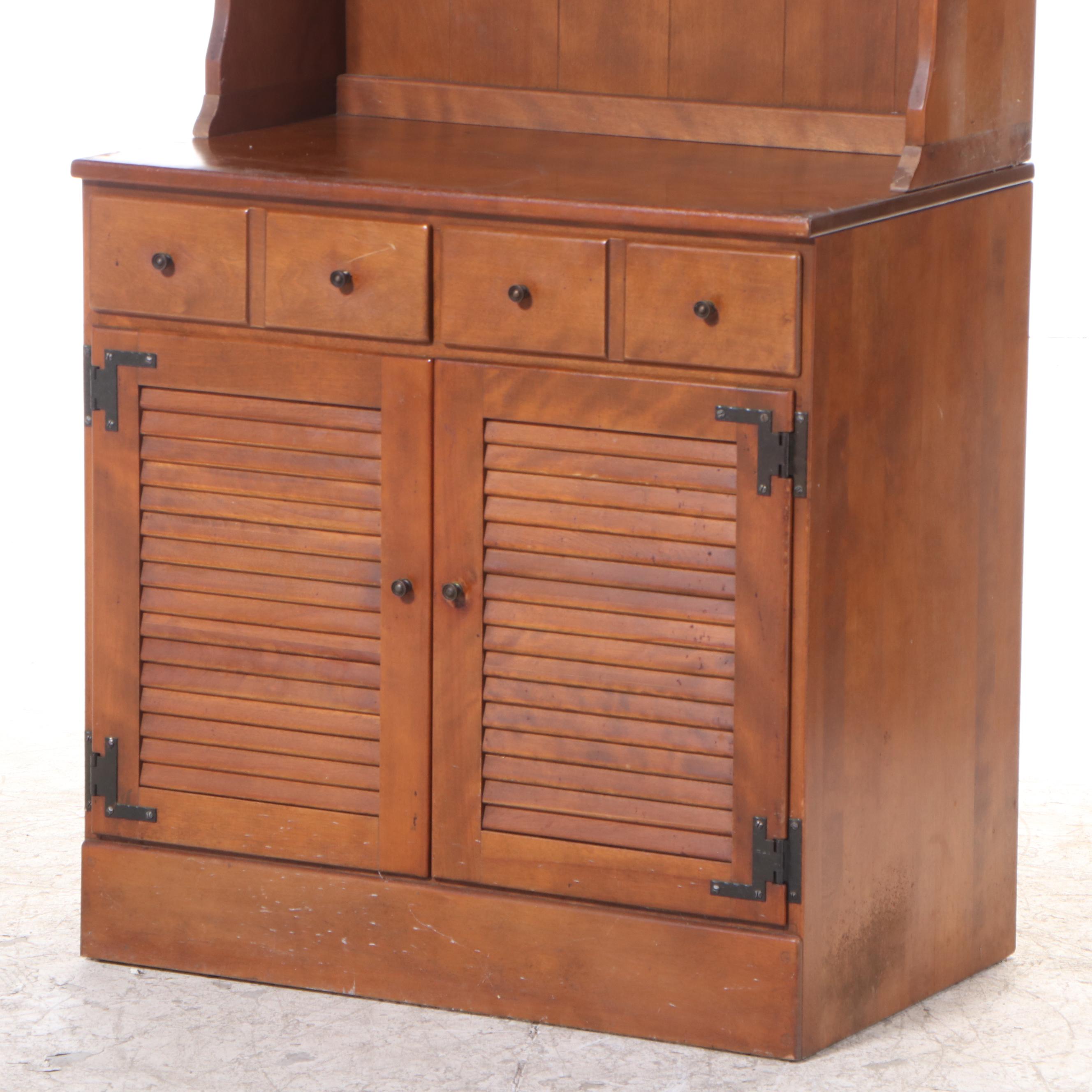 Ethan Allen Colonial Style Maple Cabinet