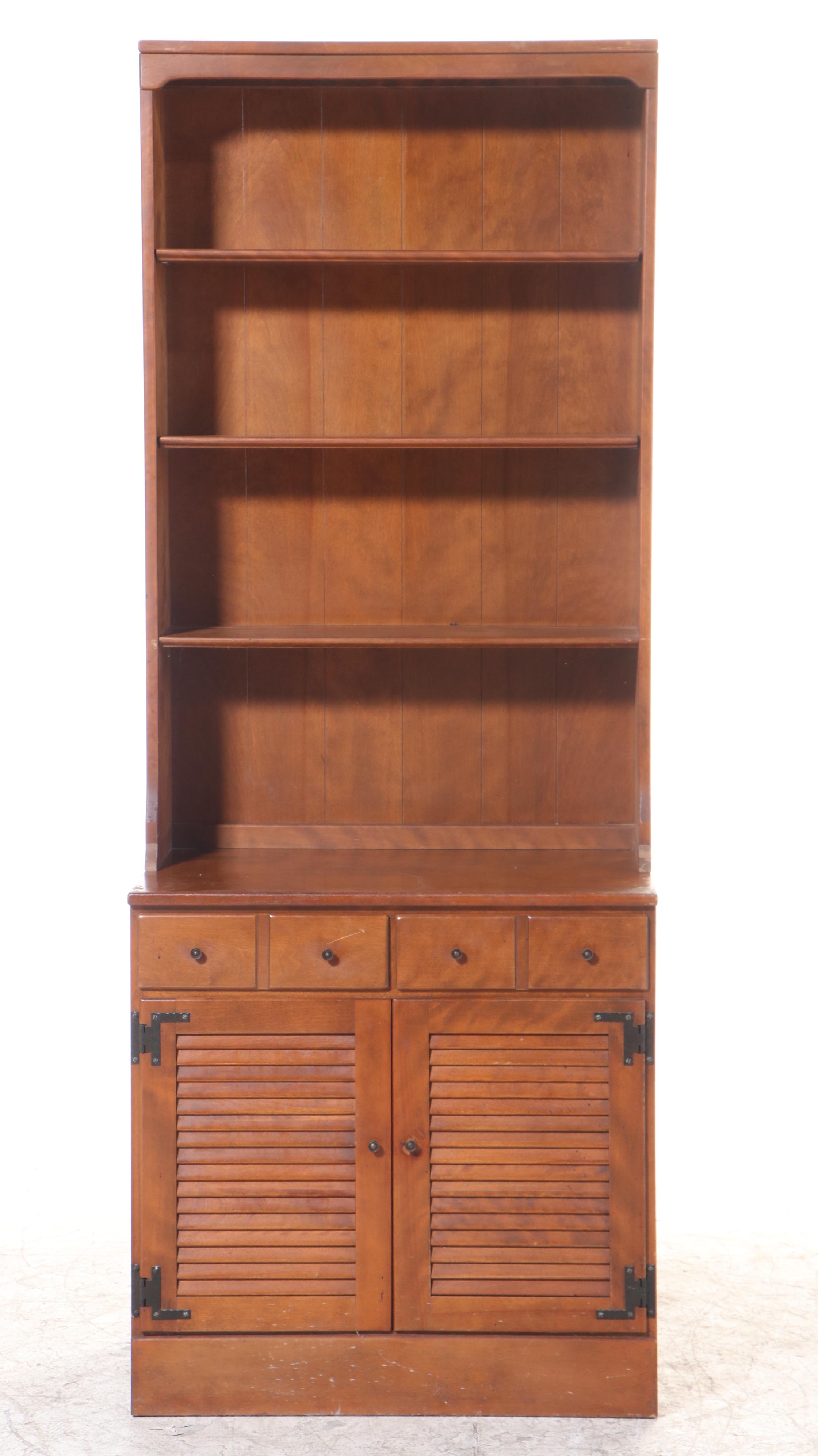 Ethan Allen Colonial Style Maple Cabinet