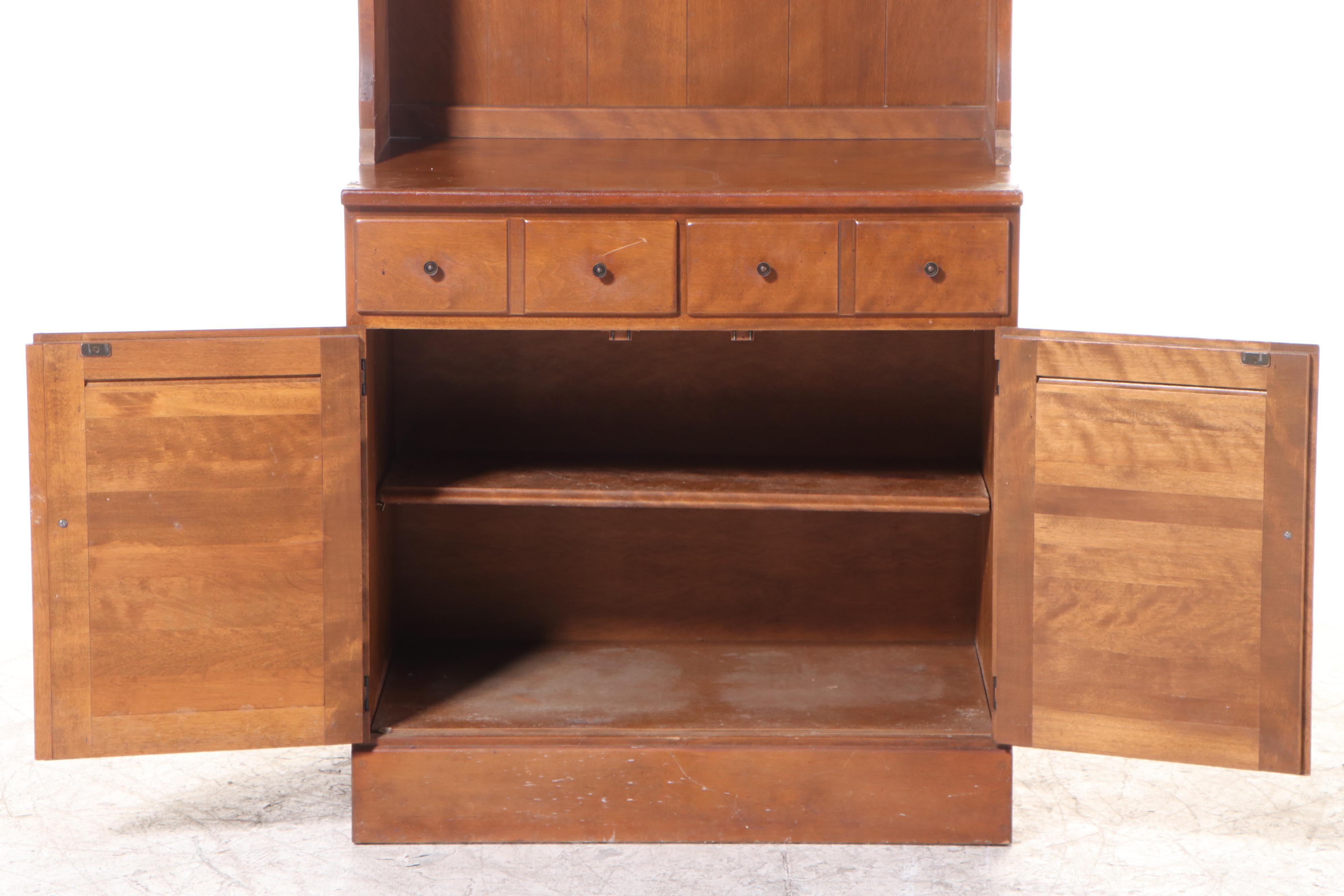 Ethan Allen Colonial Style Maple Cabinet