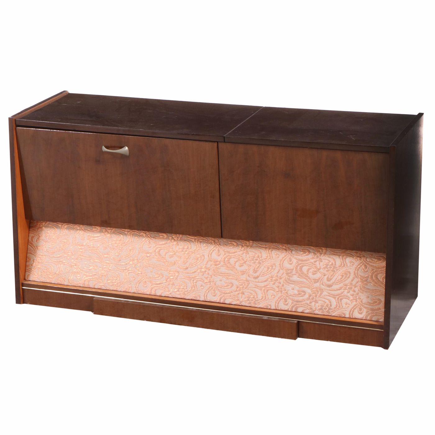 Loewe-Opta AM/FM Radio Console with Turntable, 1960s