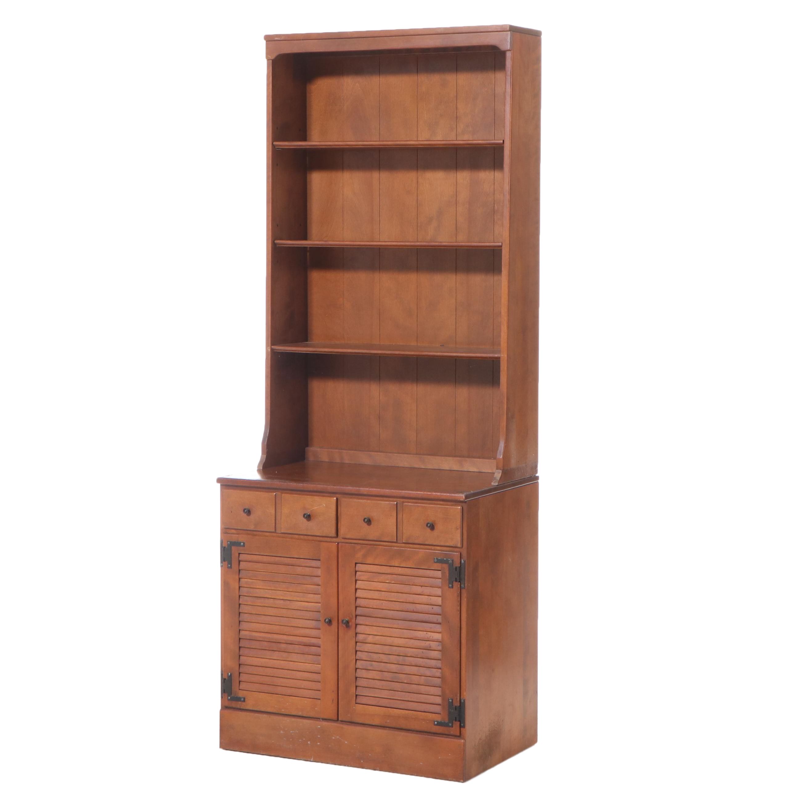 Ethan Allen Colonial Style Maple Cabinet