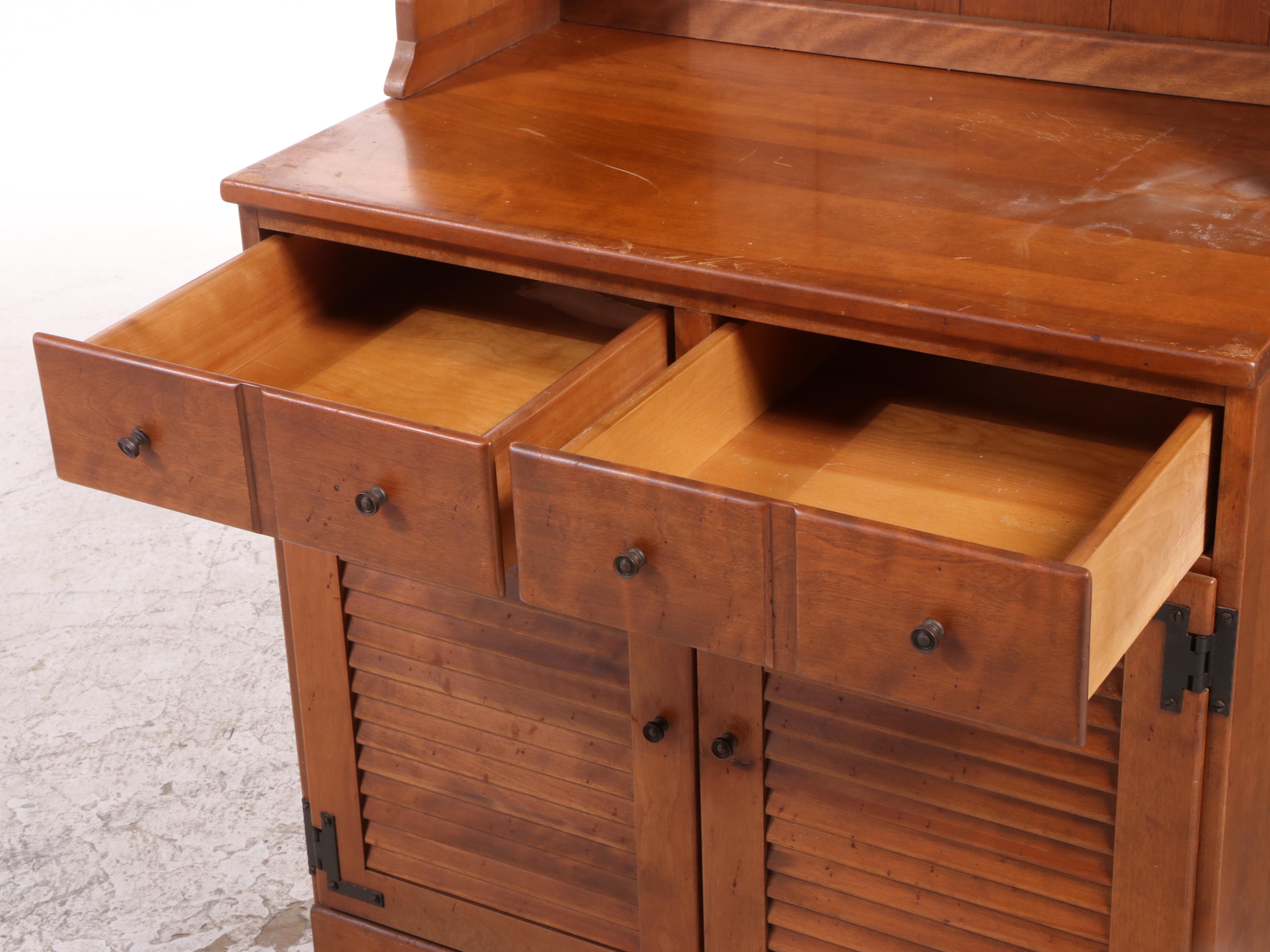 Ethan Allen American Traditional Maple Cabinet