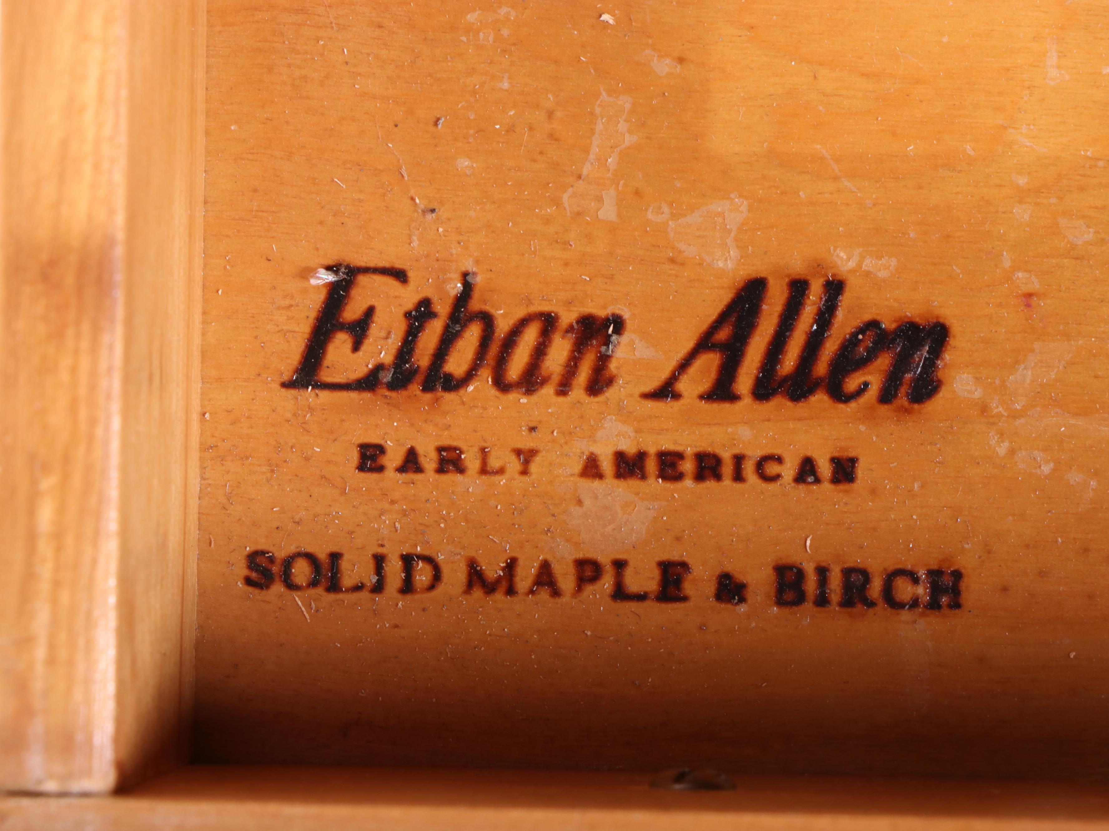 Ethan Allen American Traditional Maple Cabinet