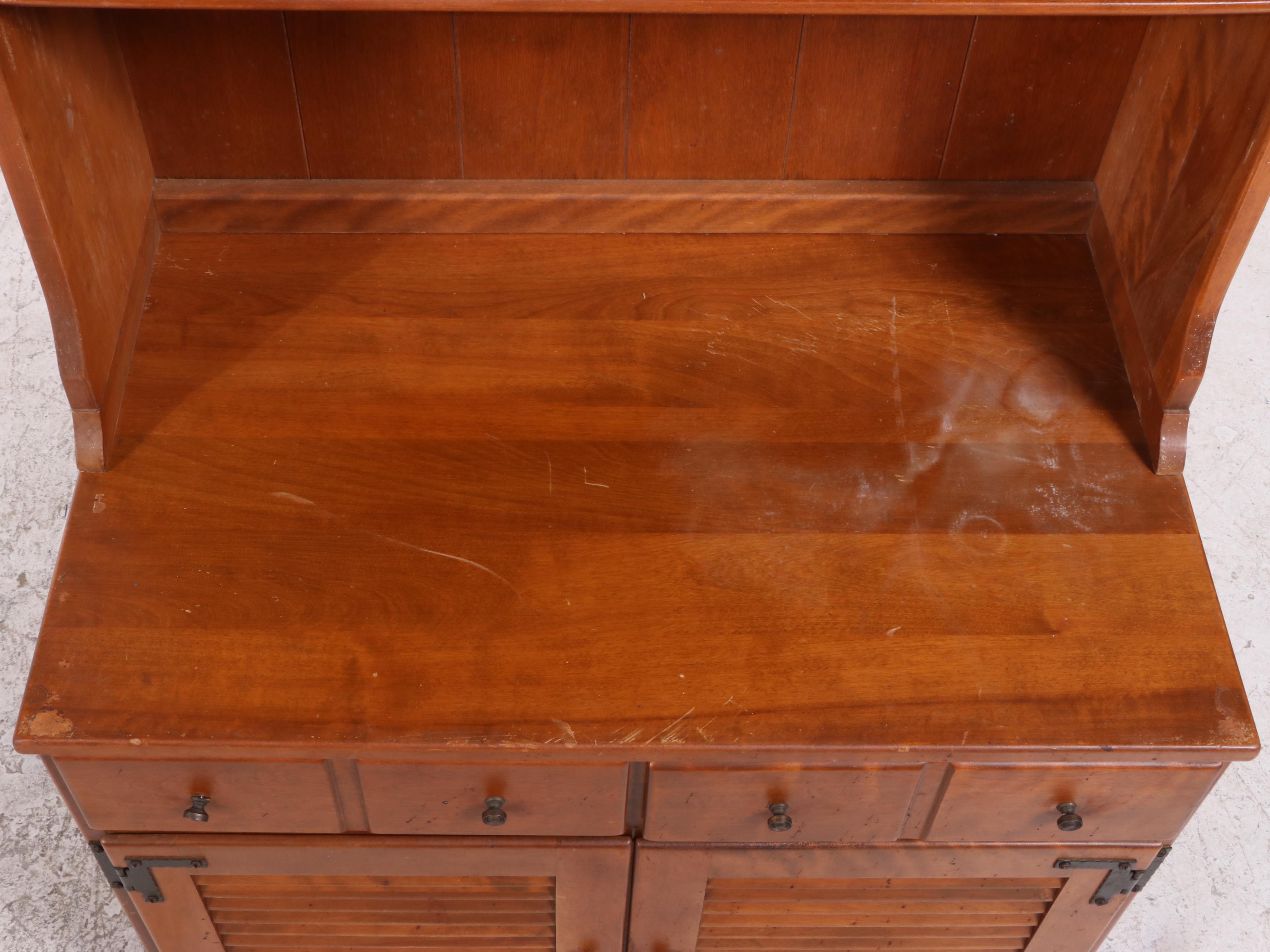 Ethan Allen American Traditional Maple Cabinet