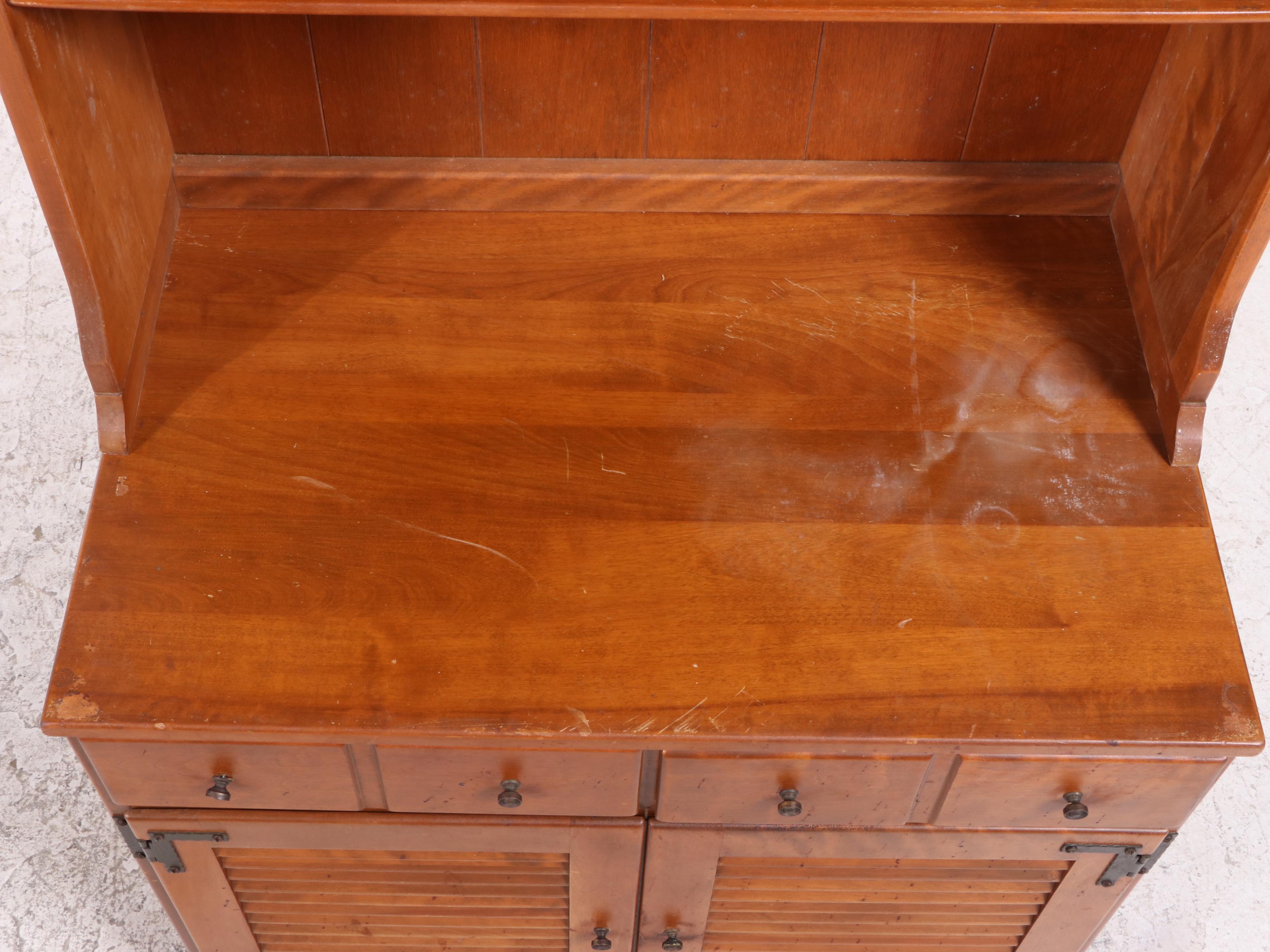 Ethan Allen American Traditional Maple Cabinet