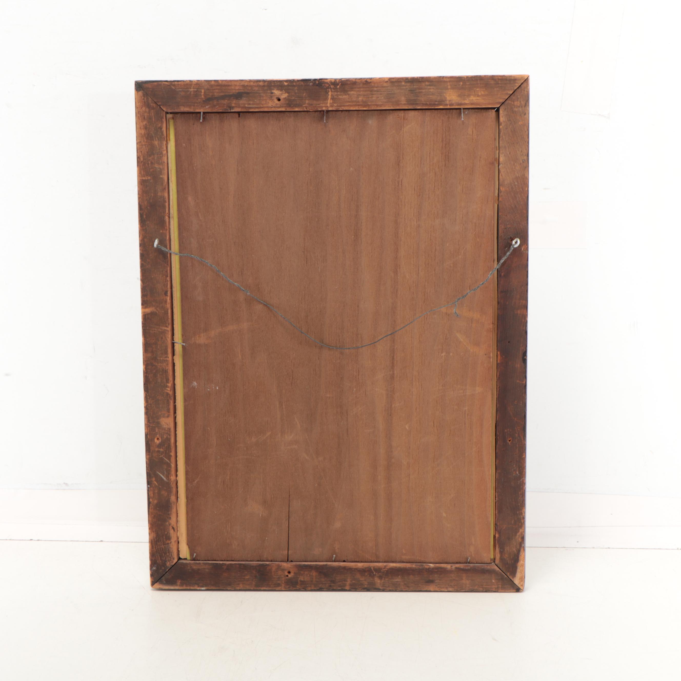 Currier & Ives Hand-Colored Lithograph "Maria," Early 20th Century