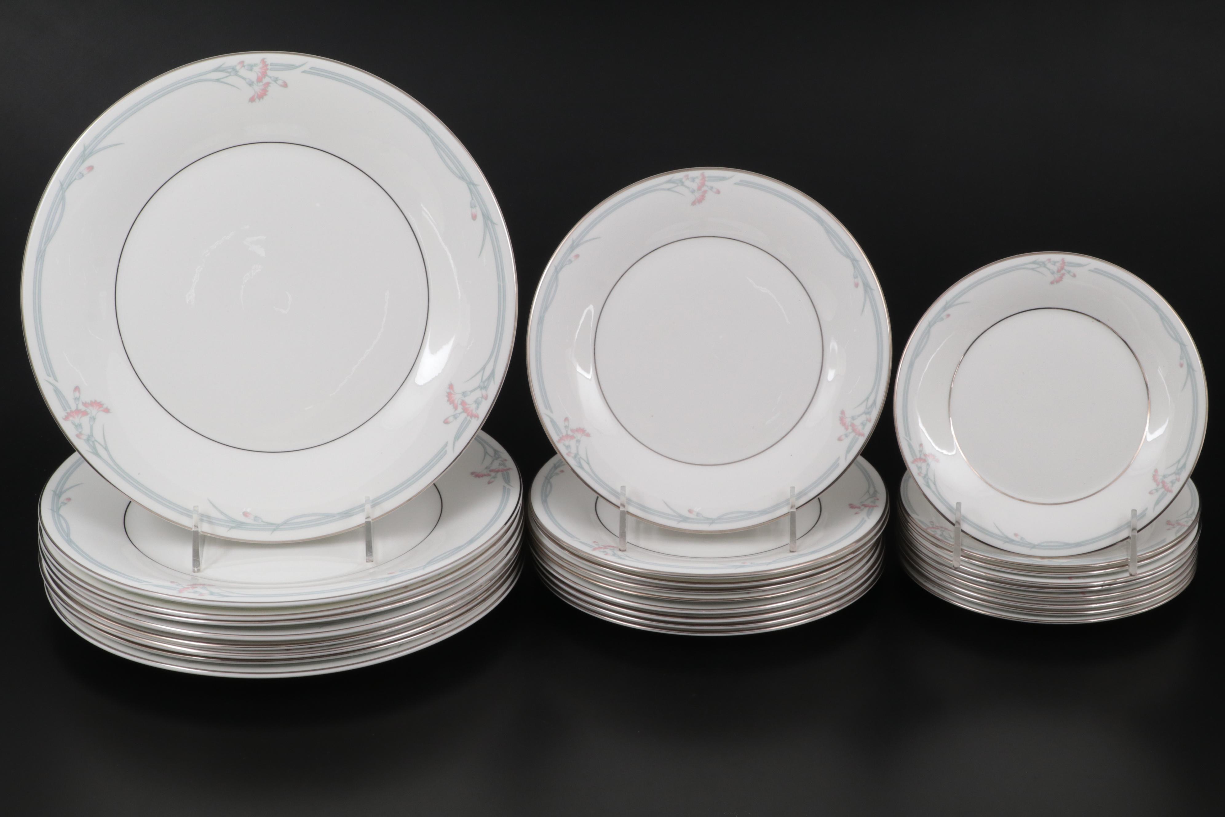 Royal Doulton "Carnation" Bone China Dinnerware, 1983–1998