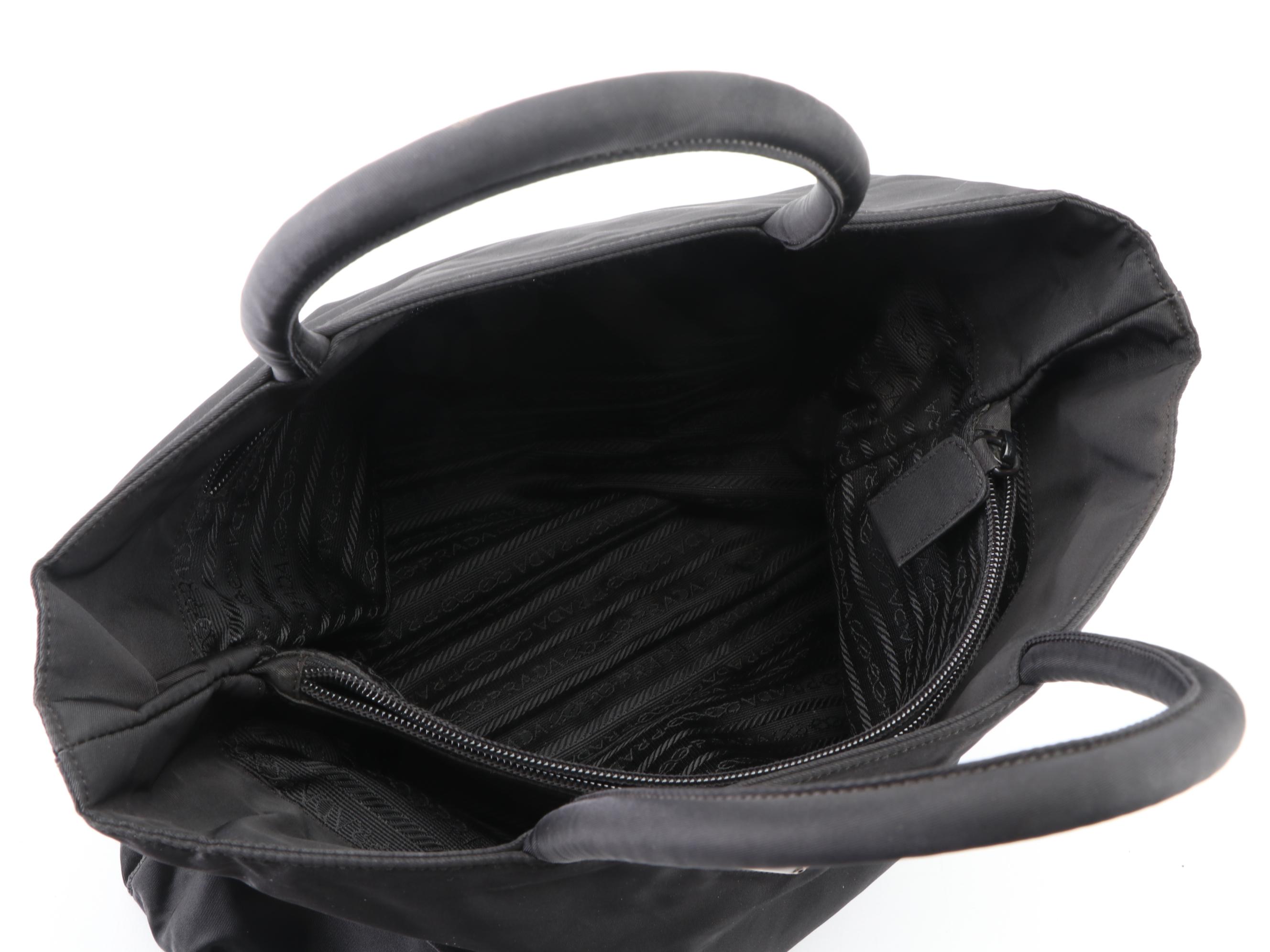 Prada Tote in Black Tessuto Nylon
