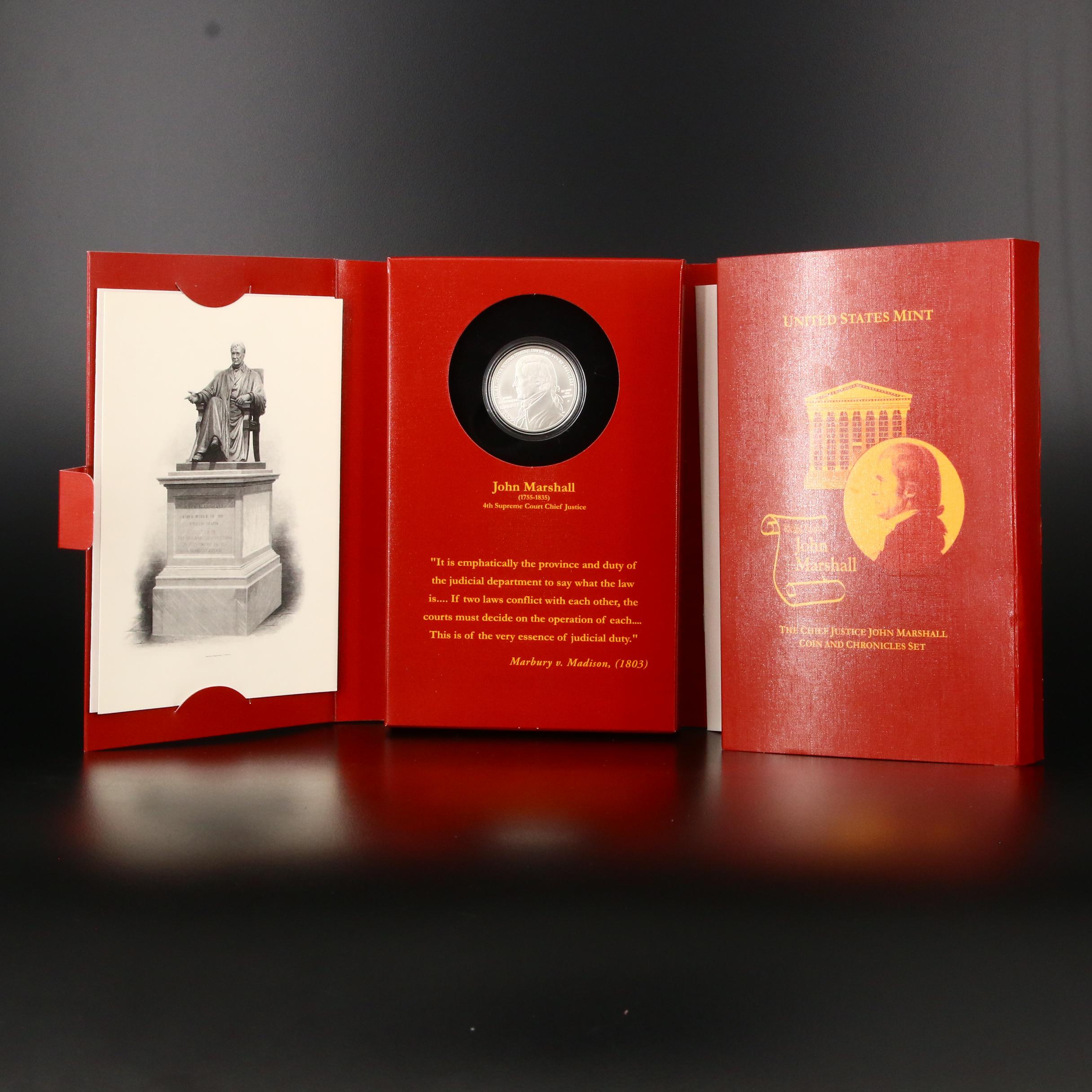 2005 Chief Justice John Marshall Commemorative Silver Dollar