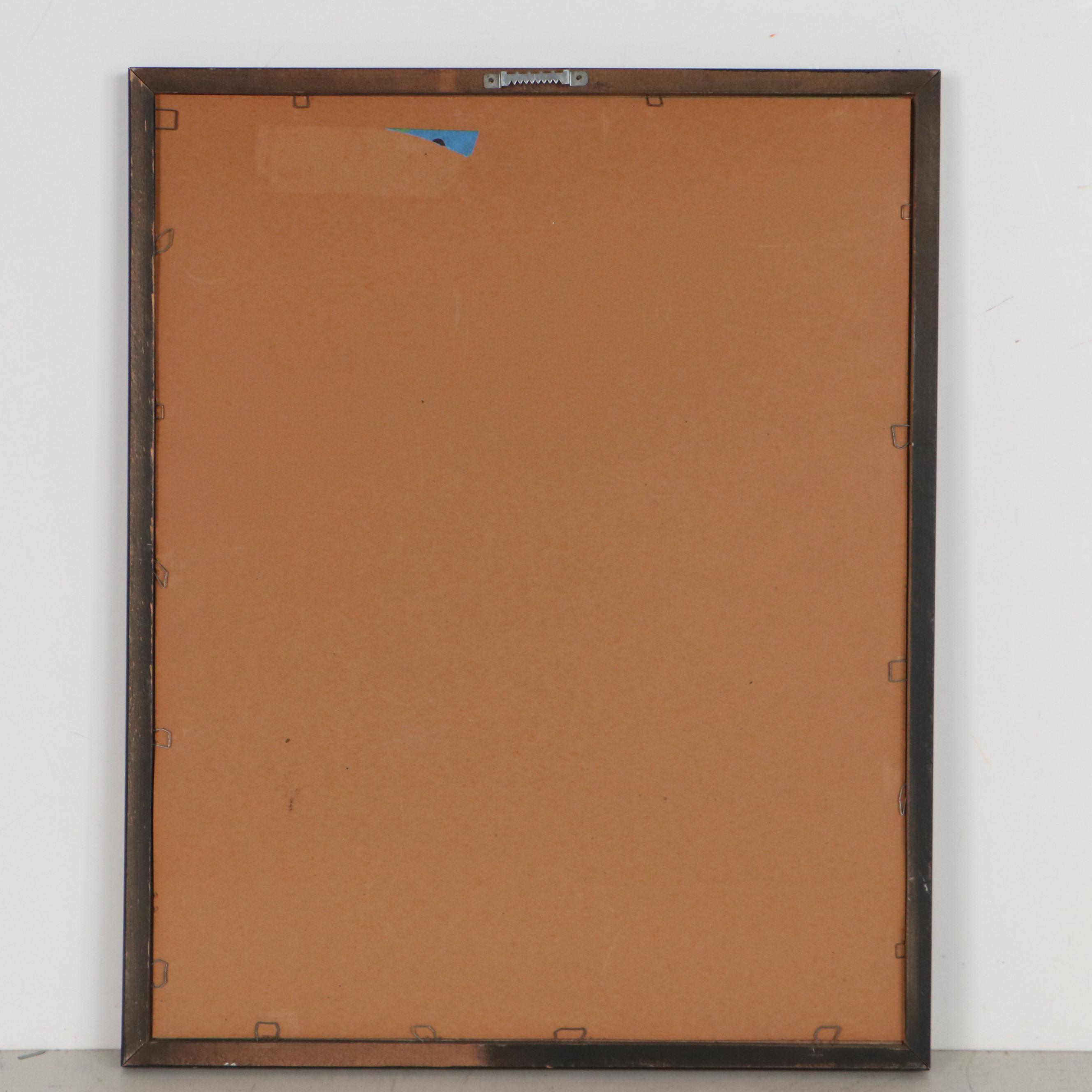 Offset Lithograph Collage of Cigarette Memorabilia