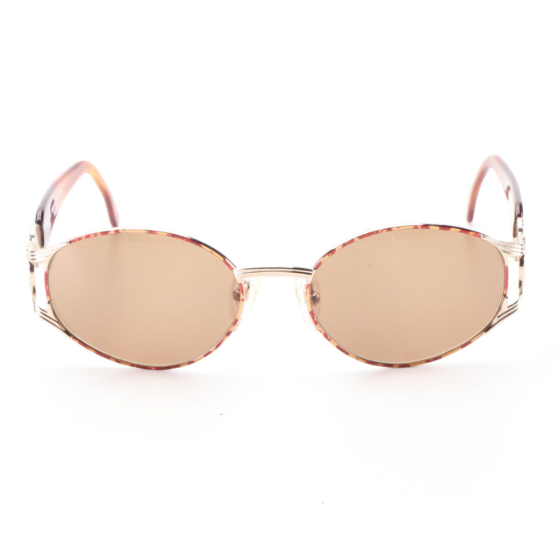 Fendi FS119 Oval Sunglasses in Tortoise with Case